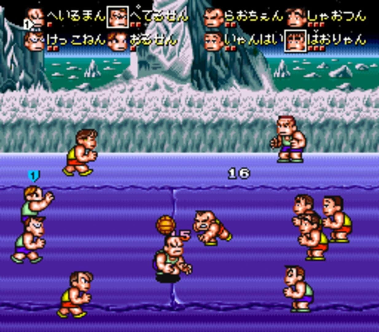 Kunio's Dodgeball Time, C'mon Guys! screenshot 4