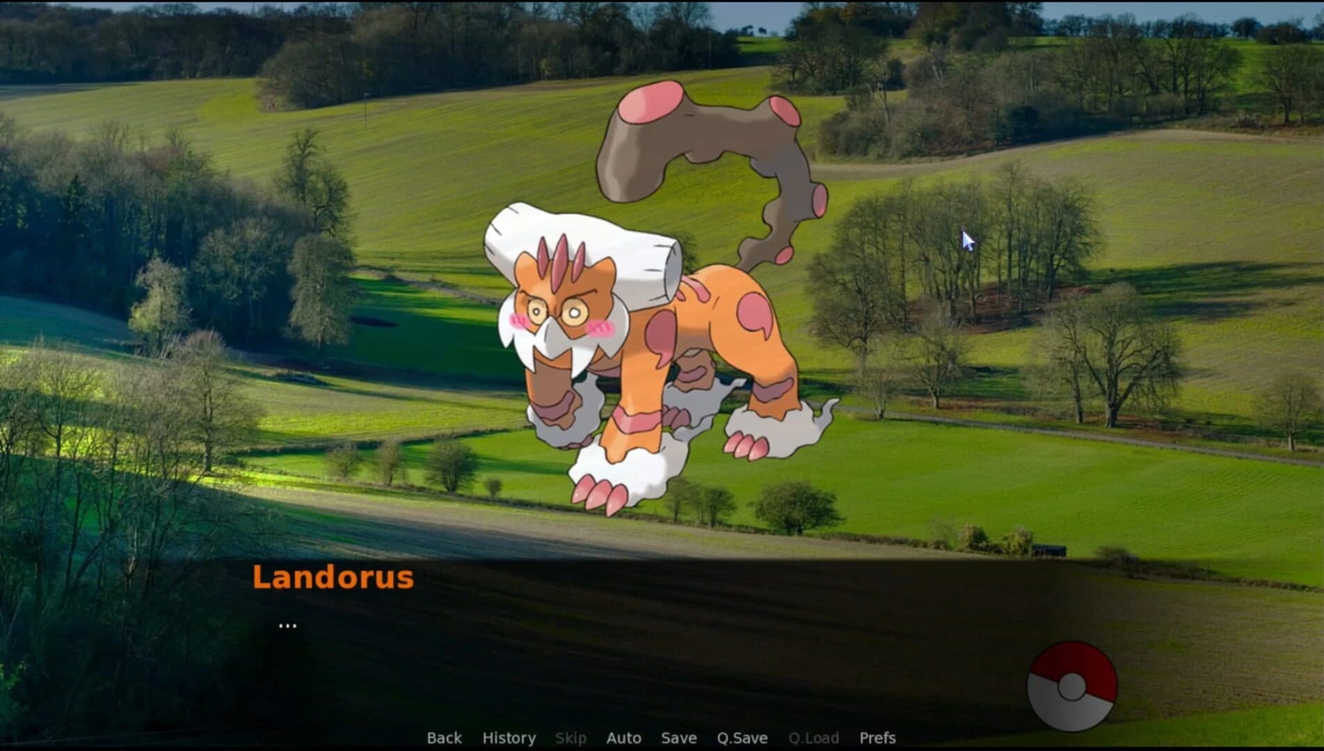 Landorus Therian Dating Simulator screenshot 3