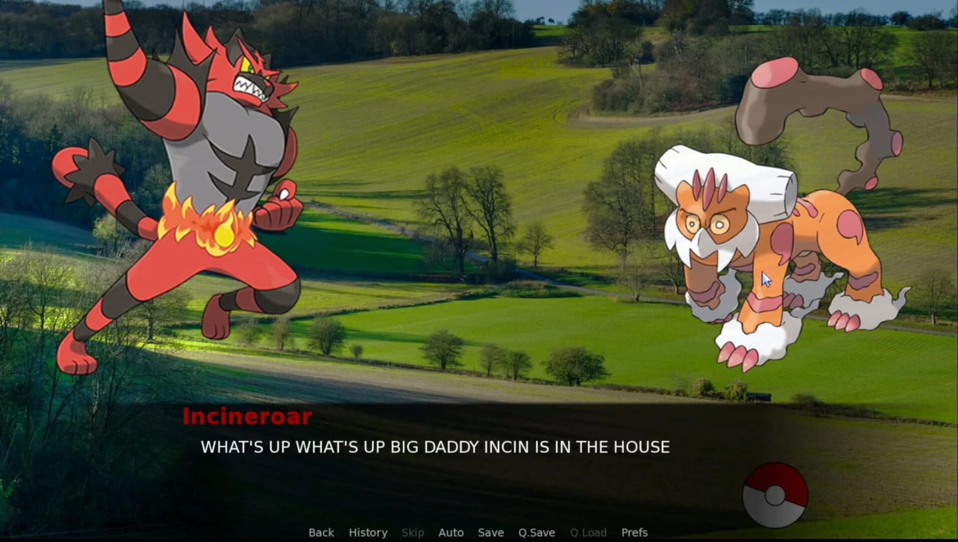 Landorus Therian Dating Simulator screenshot 2