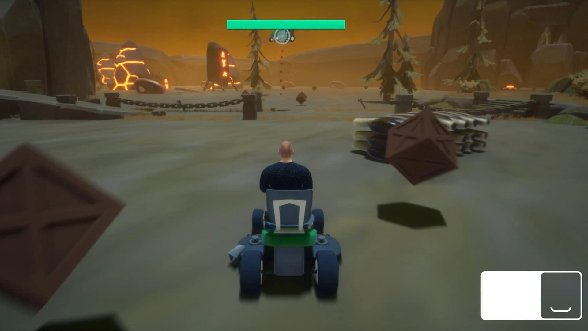 Lawnmower Game: Battle screenshot 1