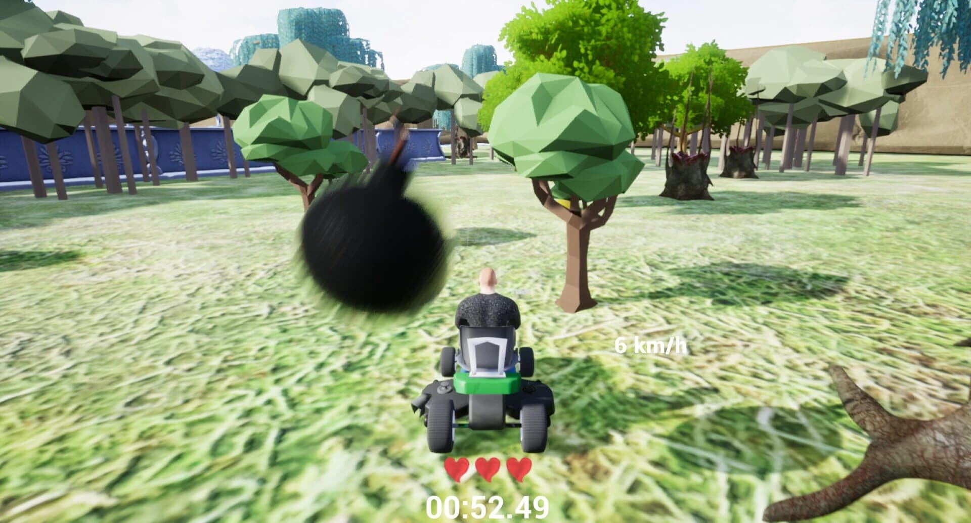 Lawnmower Game: Mortal Race screenshot 3
