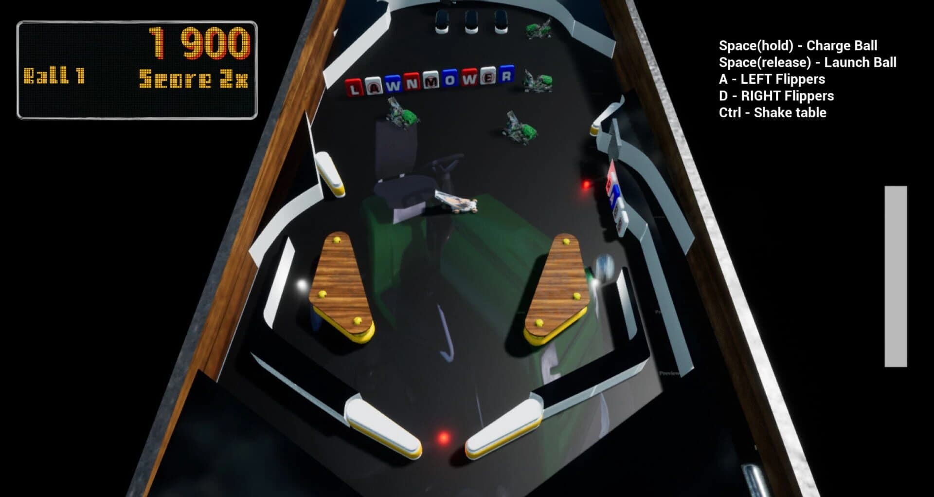 Lawnmower Game: Pinball screenshot 2