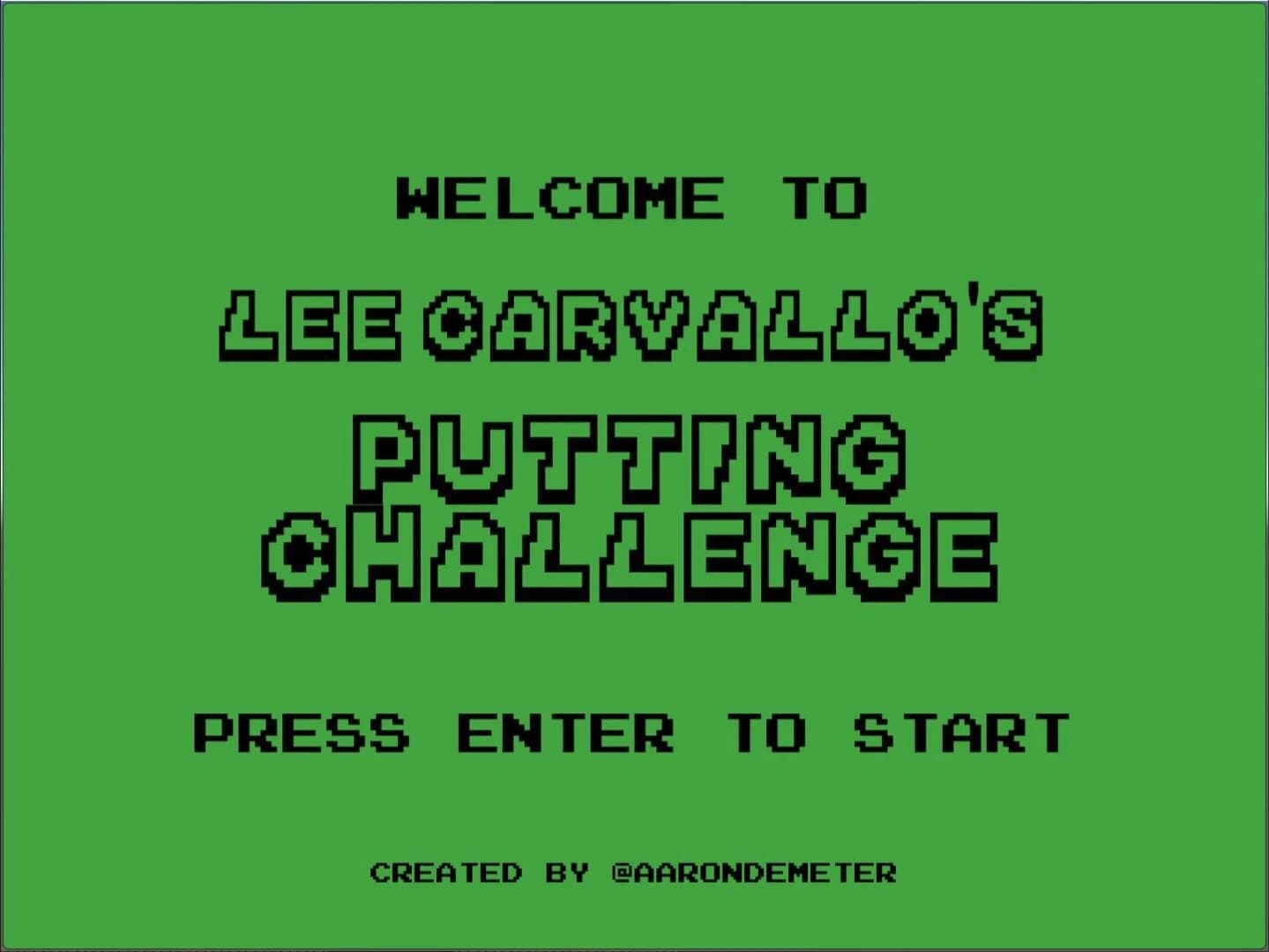 Lee Carvallo's Putting Challenge screenshot 1
