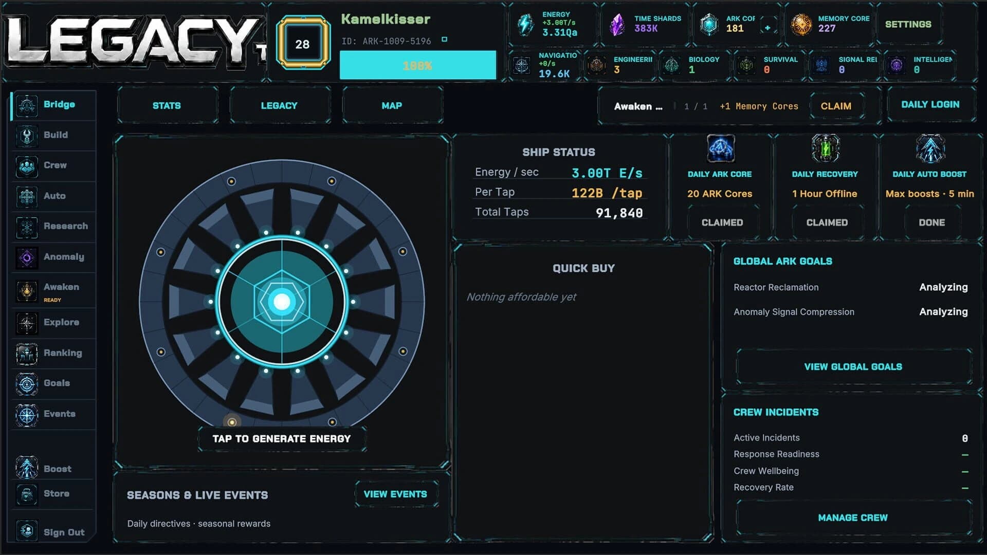 Legacy of the Ark: The Long Awakening screenshot 1