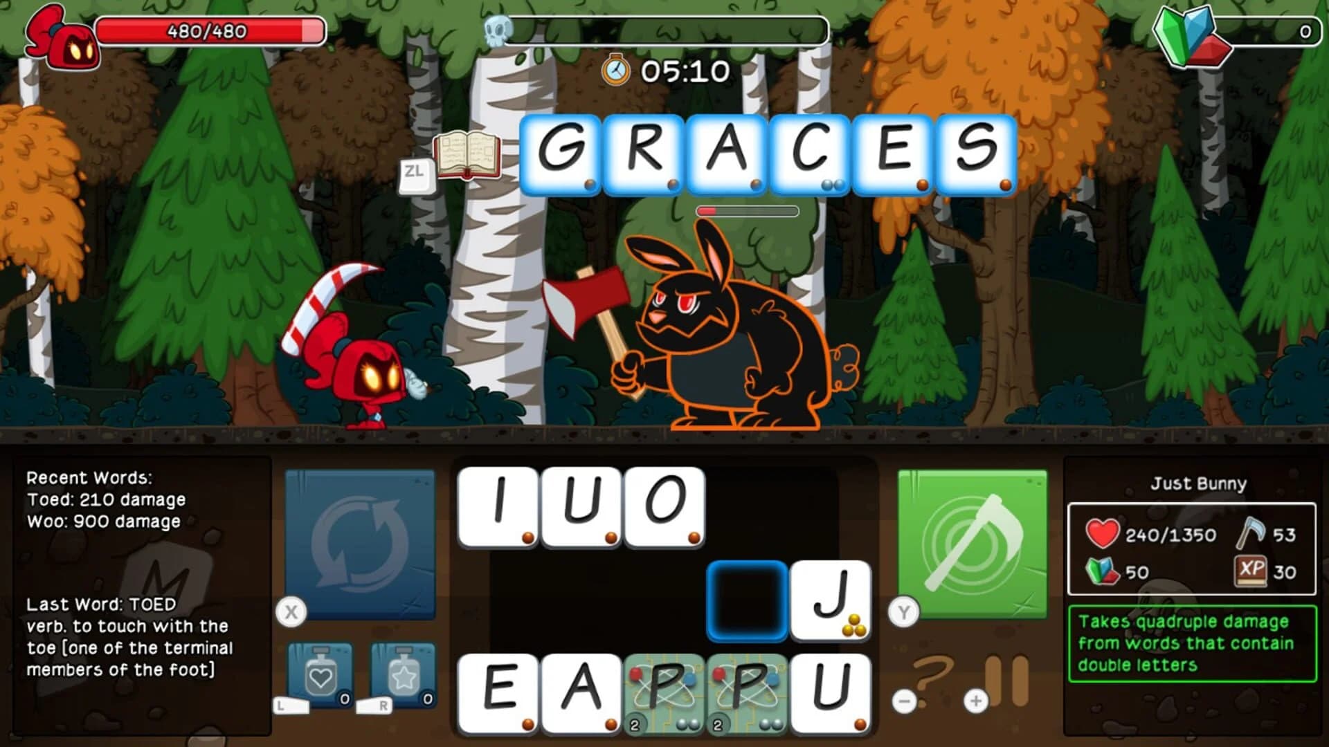 Letter Quest Remastered: Grimm's Journey screenshot 2
