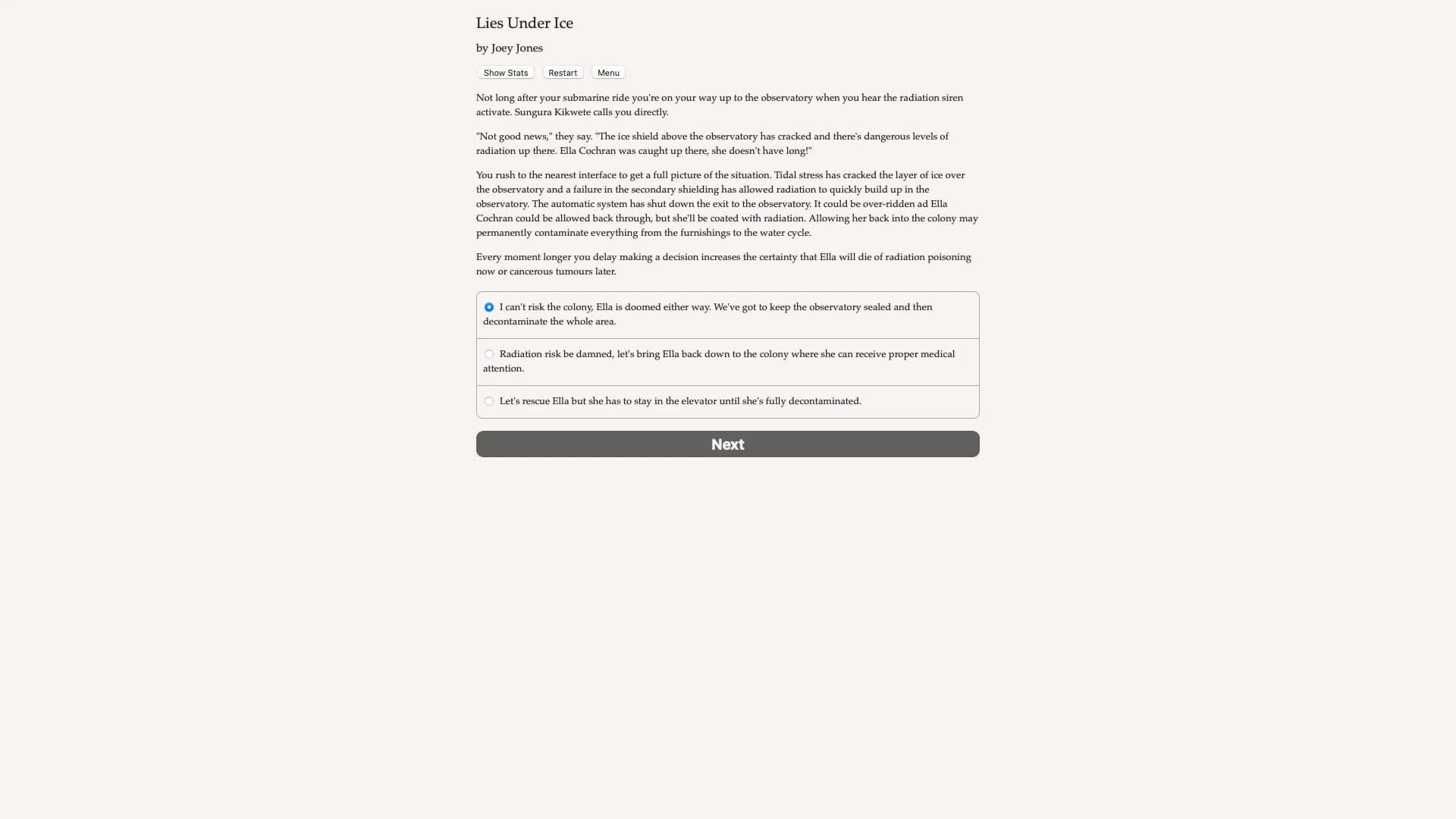 Lies Under Ice screenshot 1