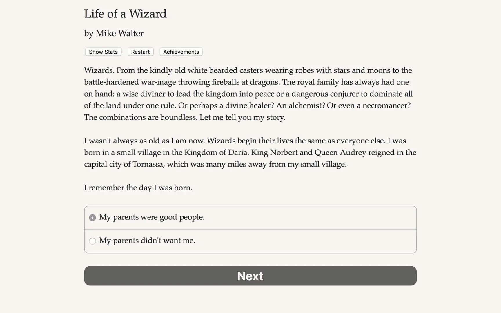 Life of a Wizard screenshot 1