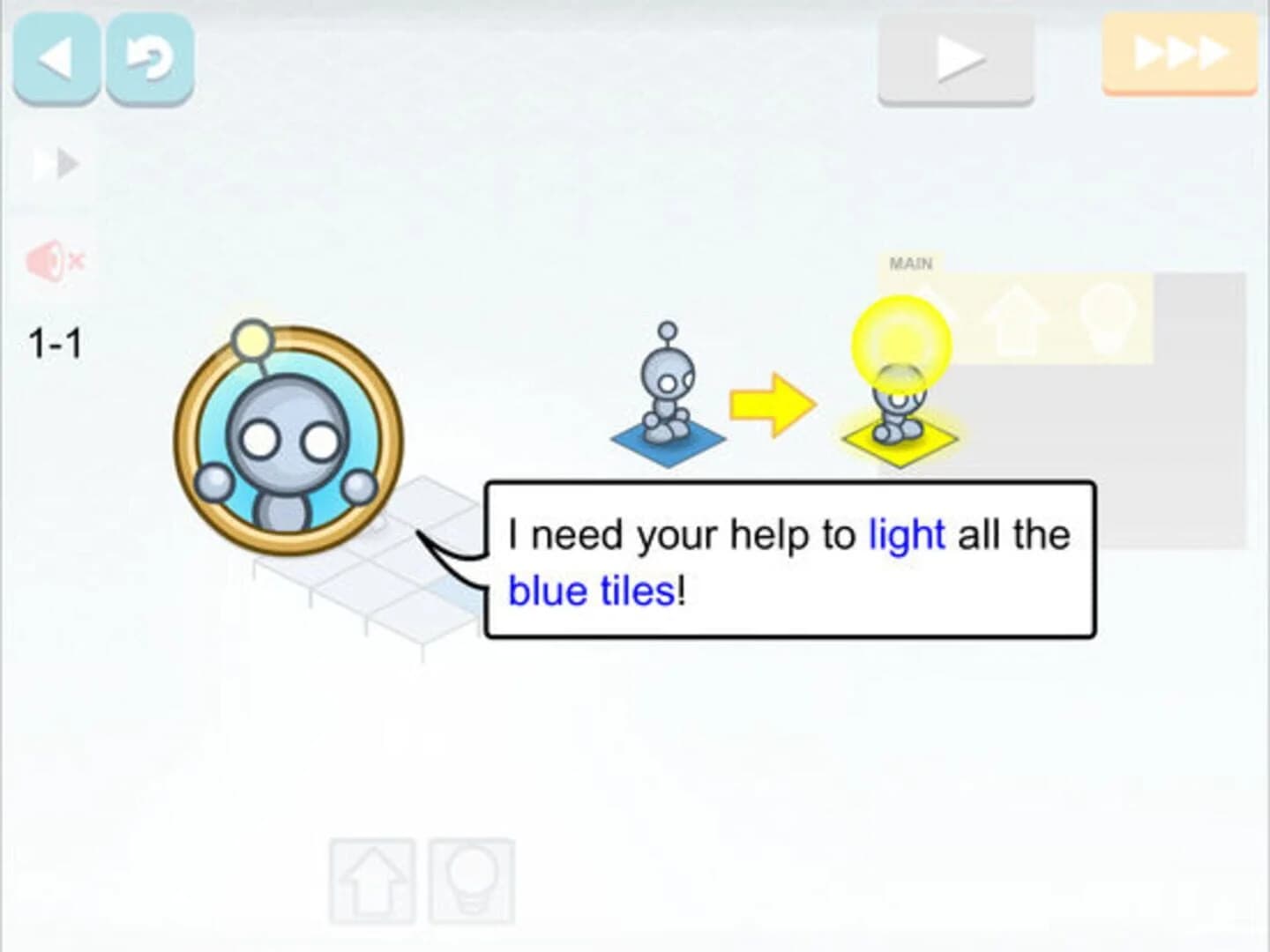 Lightbot: Programming Puzzles screenshot 1