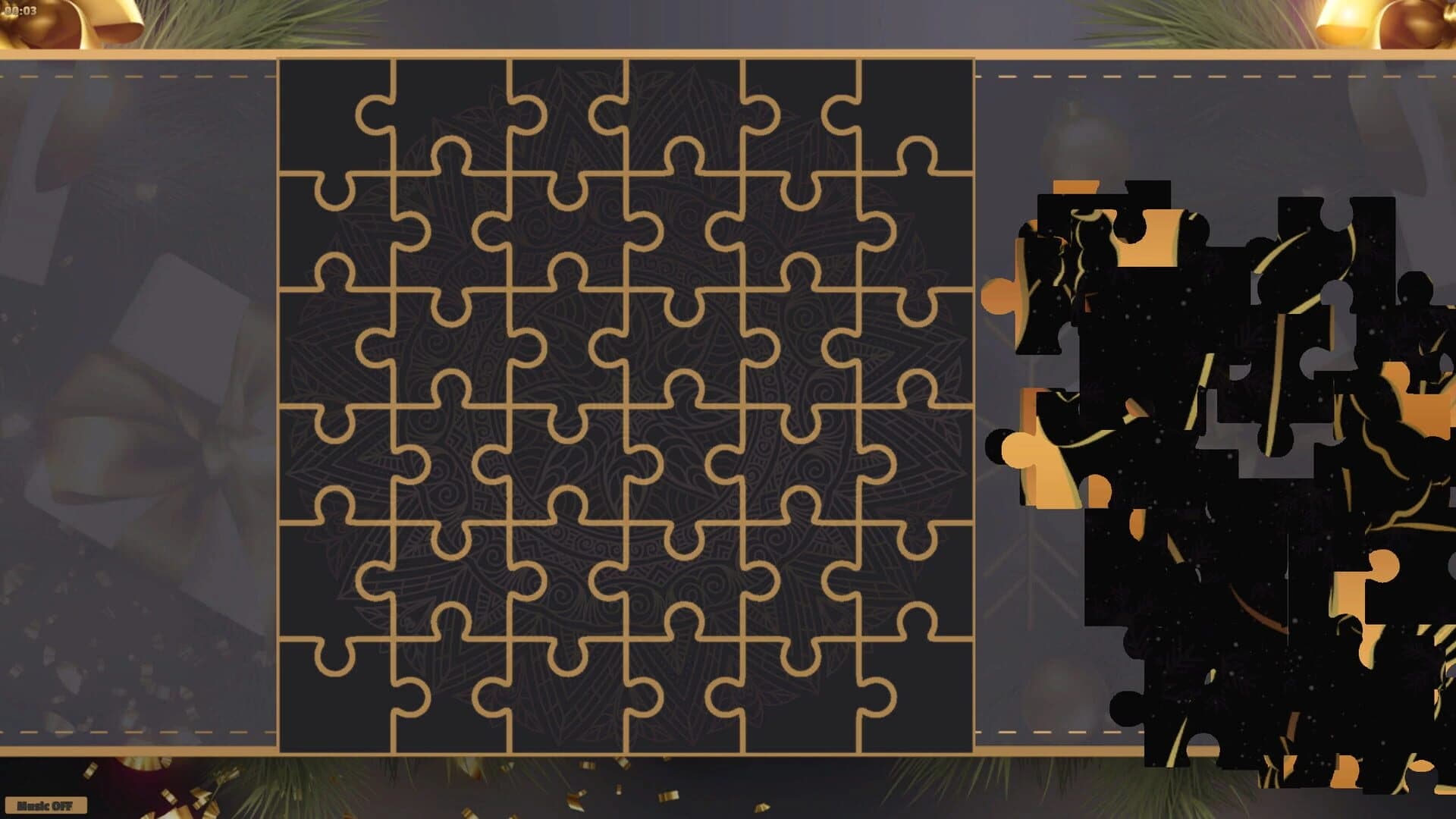 LineArt Jigsaw Puzzle: Erotica Christmas screenshot 2
