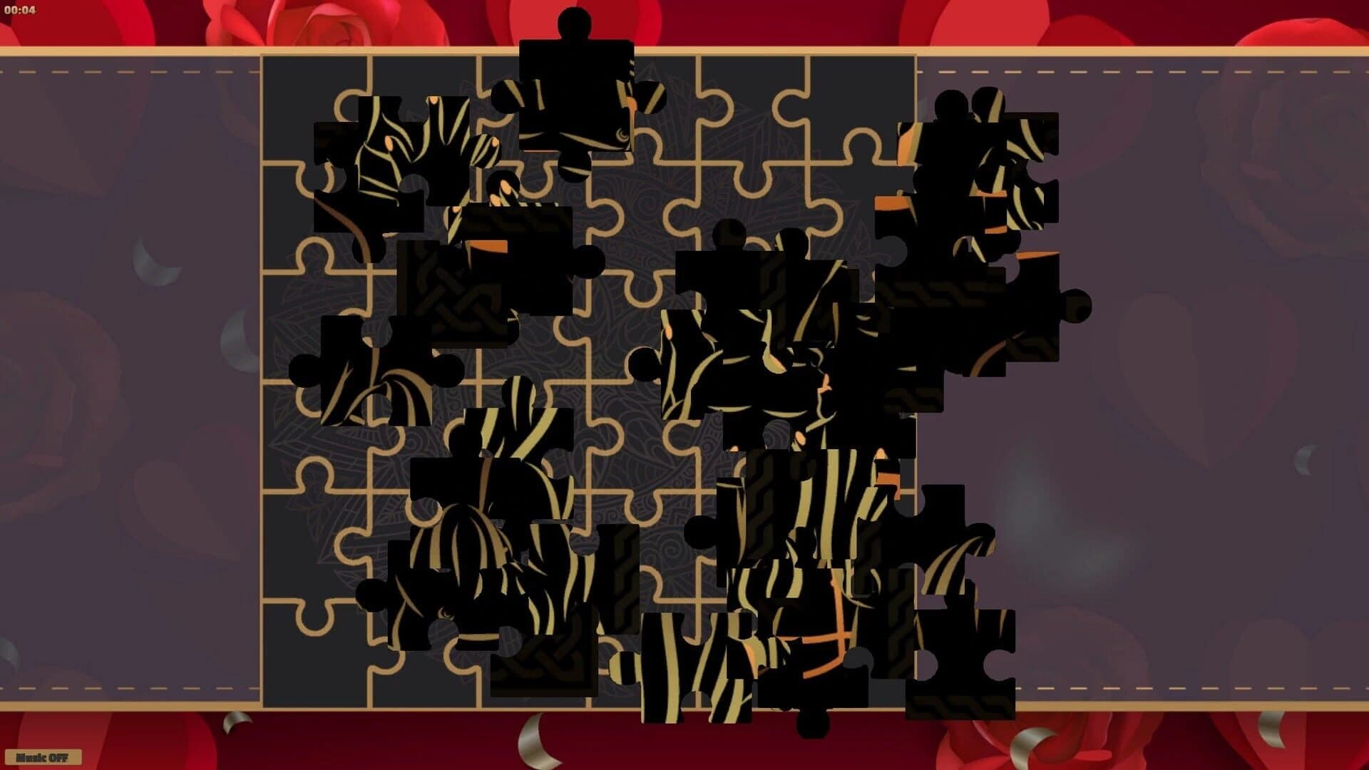 LineArt Jigsaw Puzzle: Erotica Valentines screenshot 2