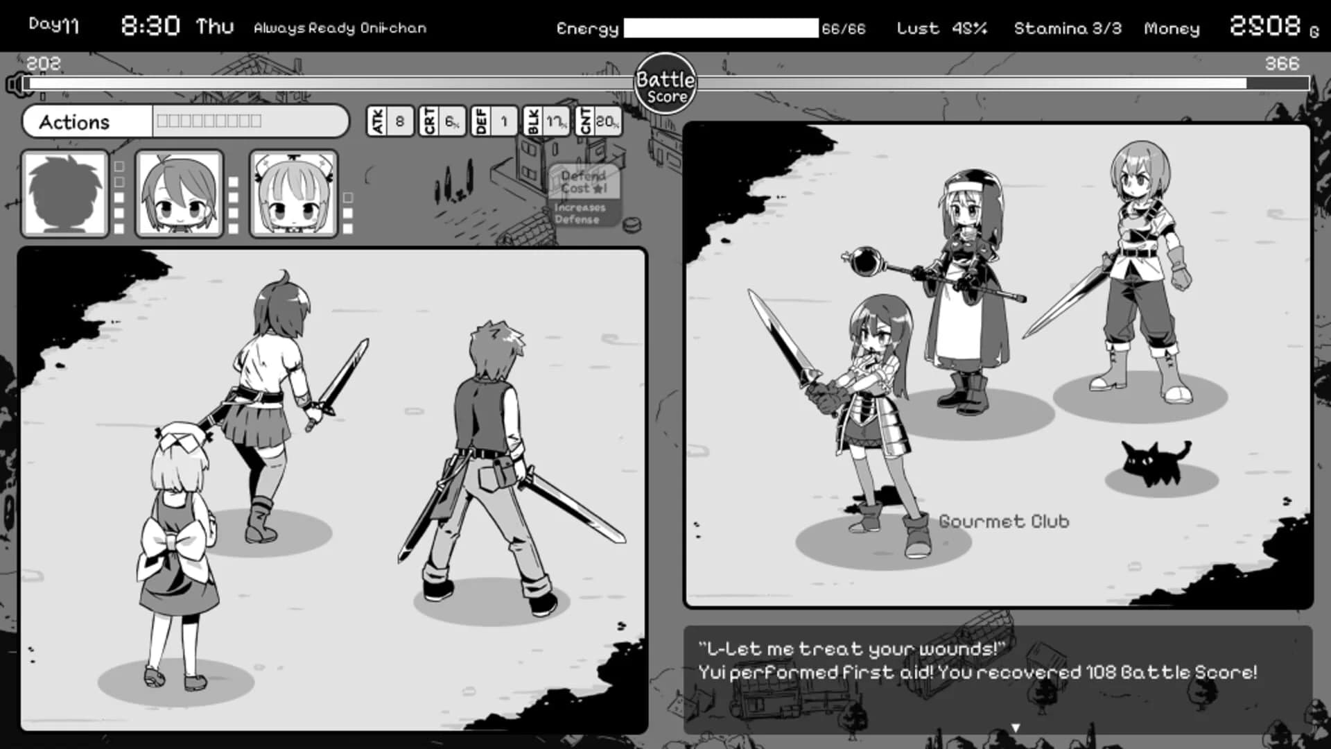 Living With Sister: Monochrome Fantasy screenshot 4