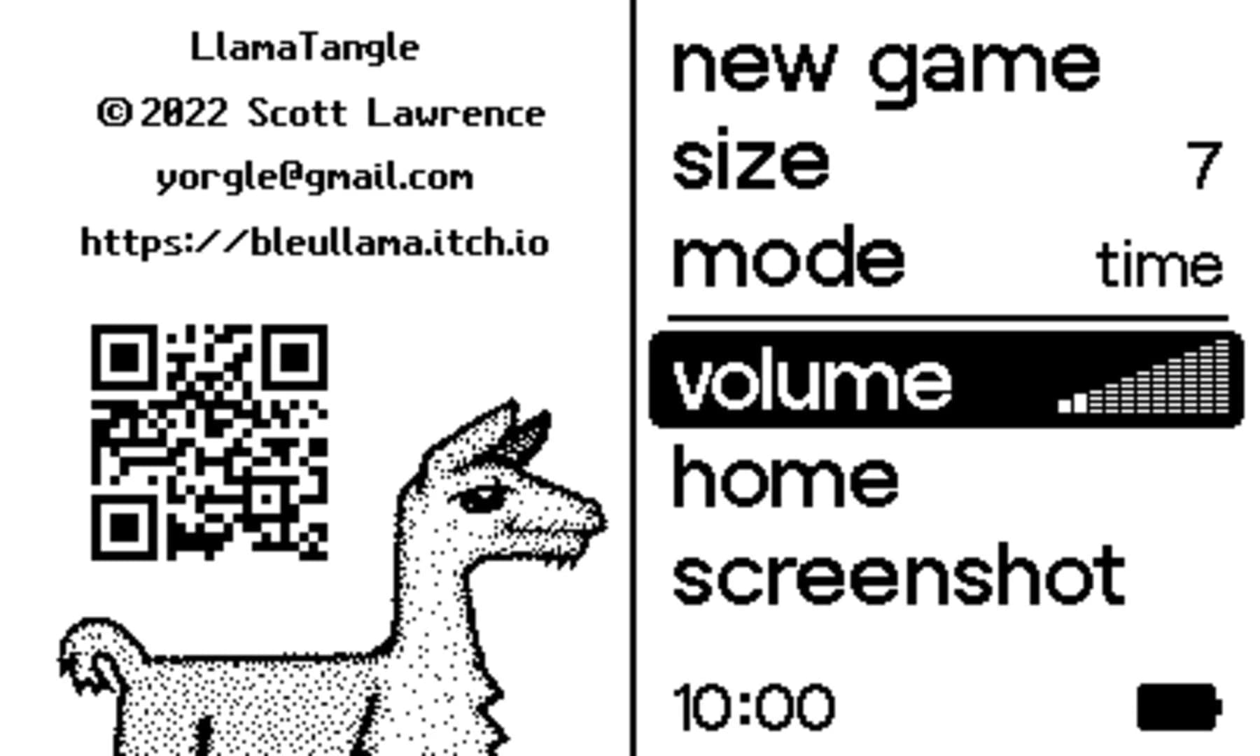 LlamaTangle screenshot 2