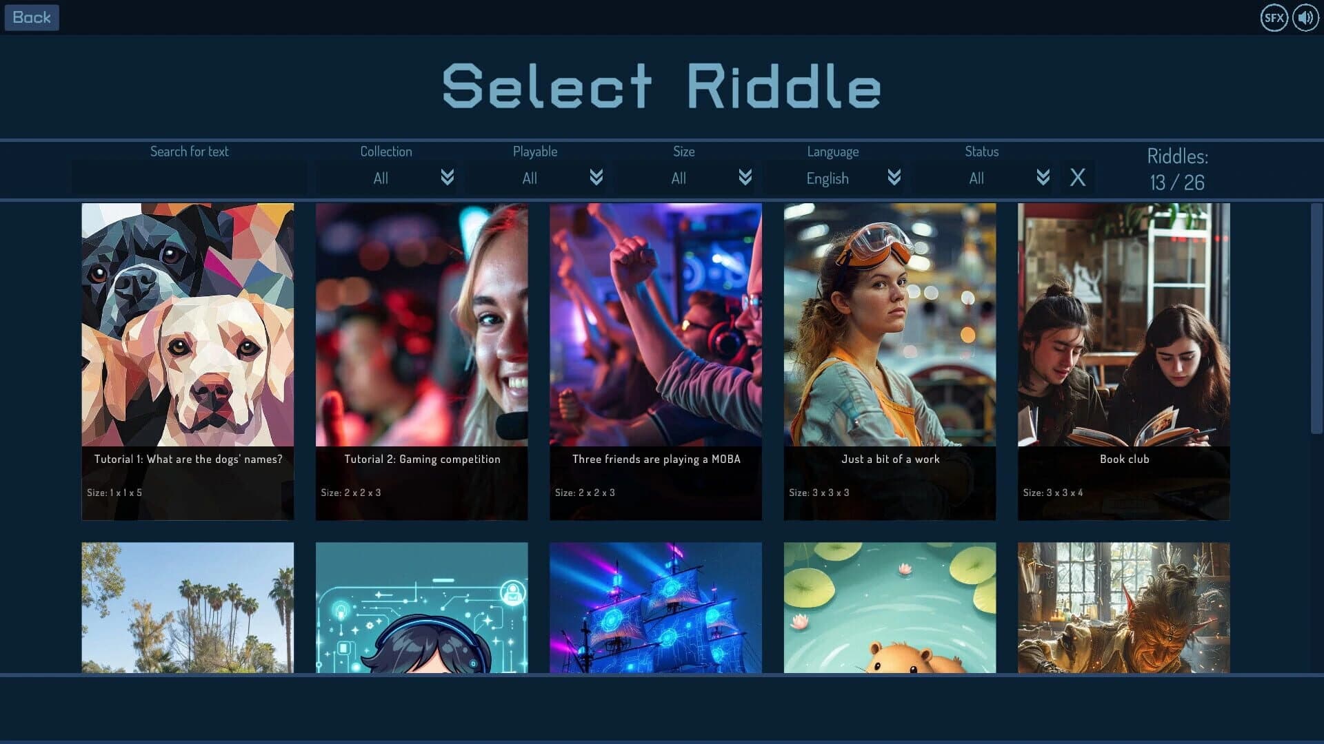Logic Grid Puzzle screenshot 1
