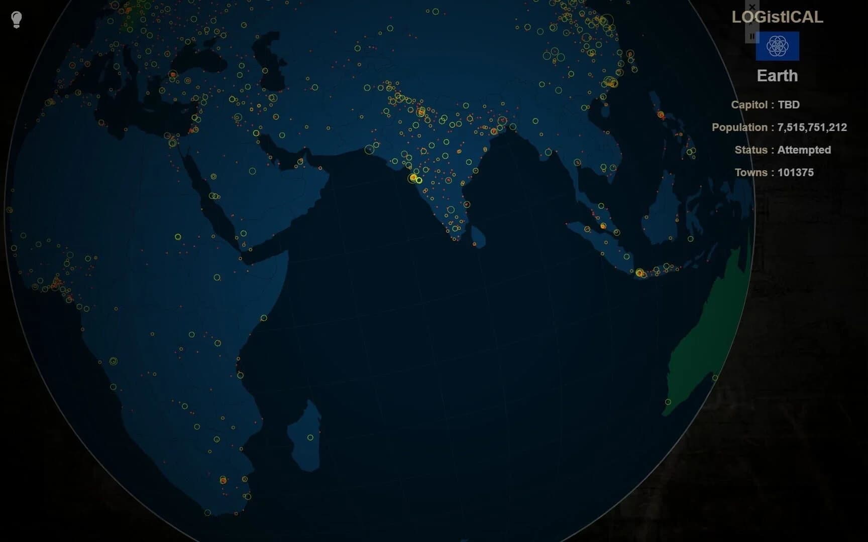 Logistical screenshot 1