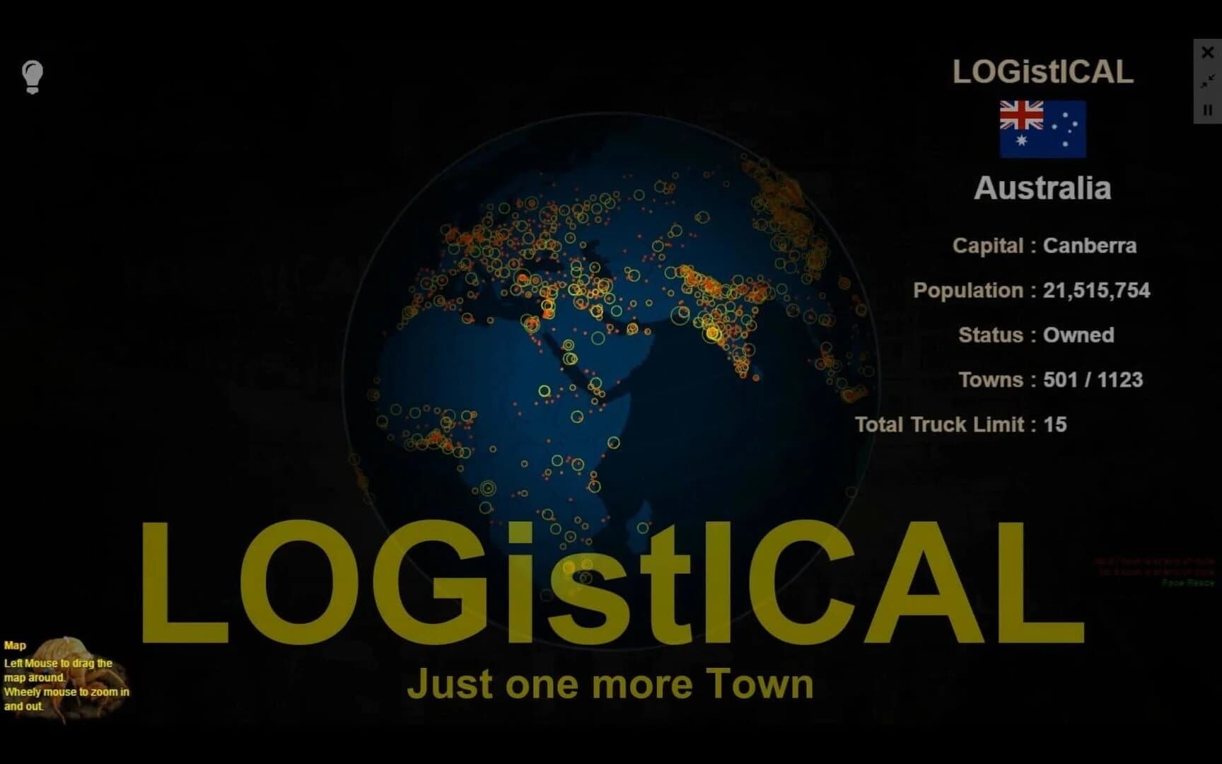 Logistical: Earth screenshot 1