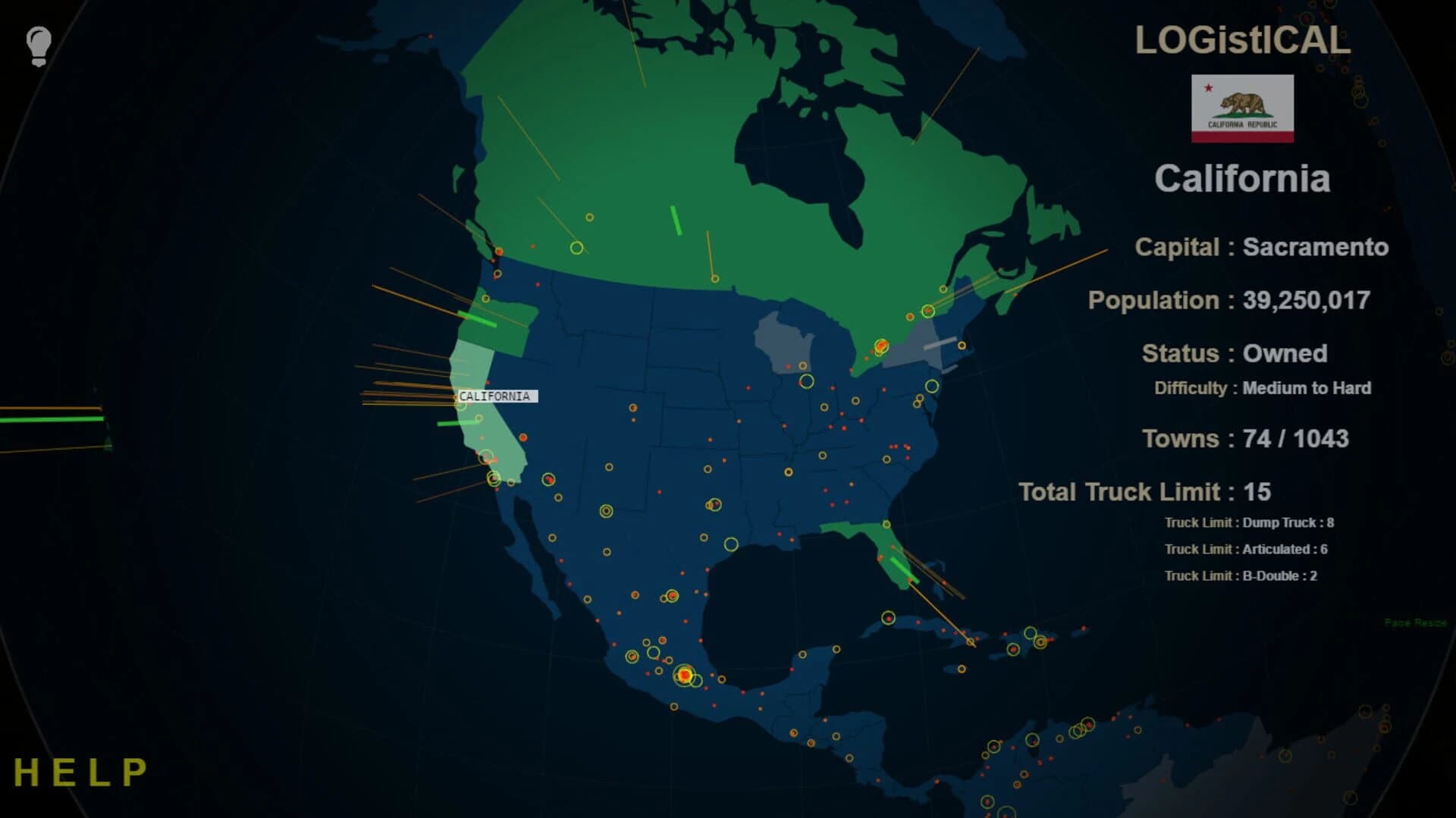 Logistical: USA - California screenshot 1