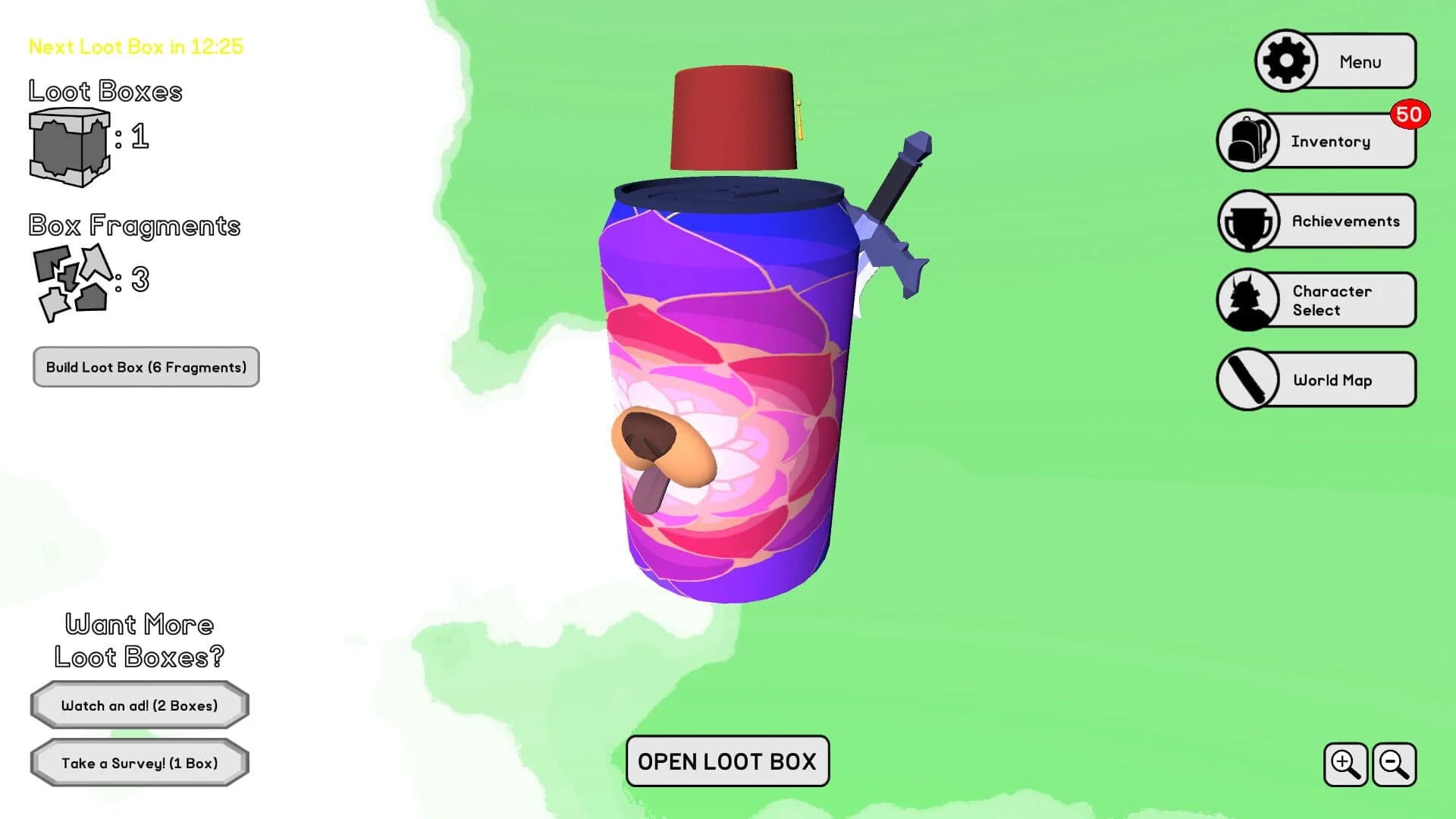 Loot Box Simulator screenshot 1