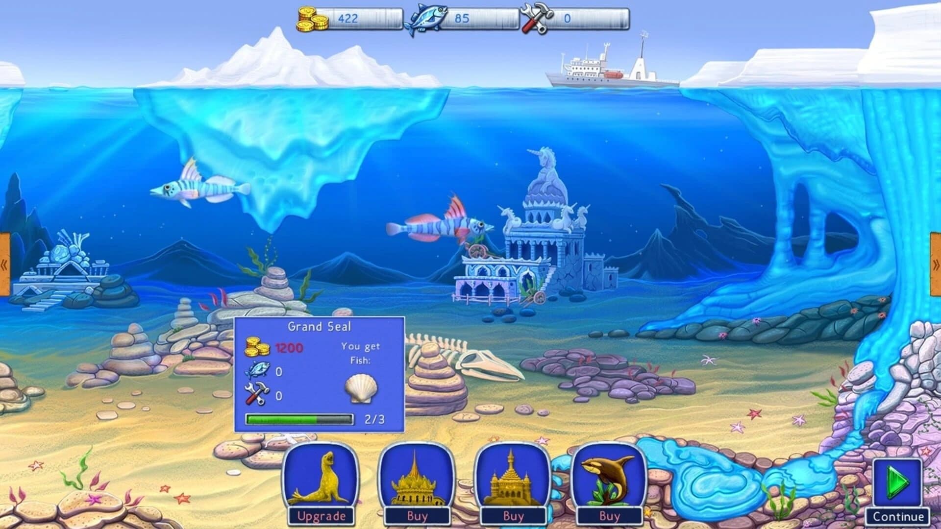 Lost in Reefs: Antarctic screenshot 4