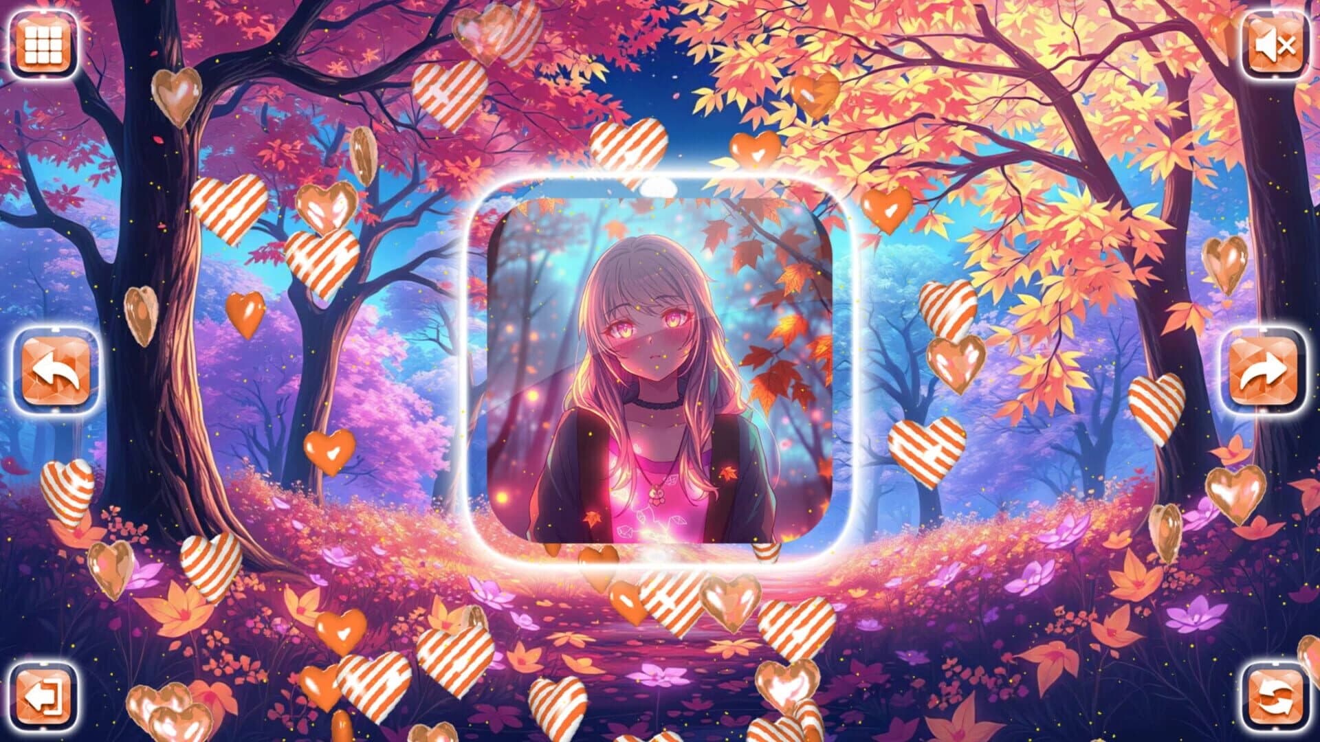 Lovely Anime Puzzle: Autumn screenshot 2