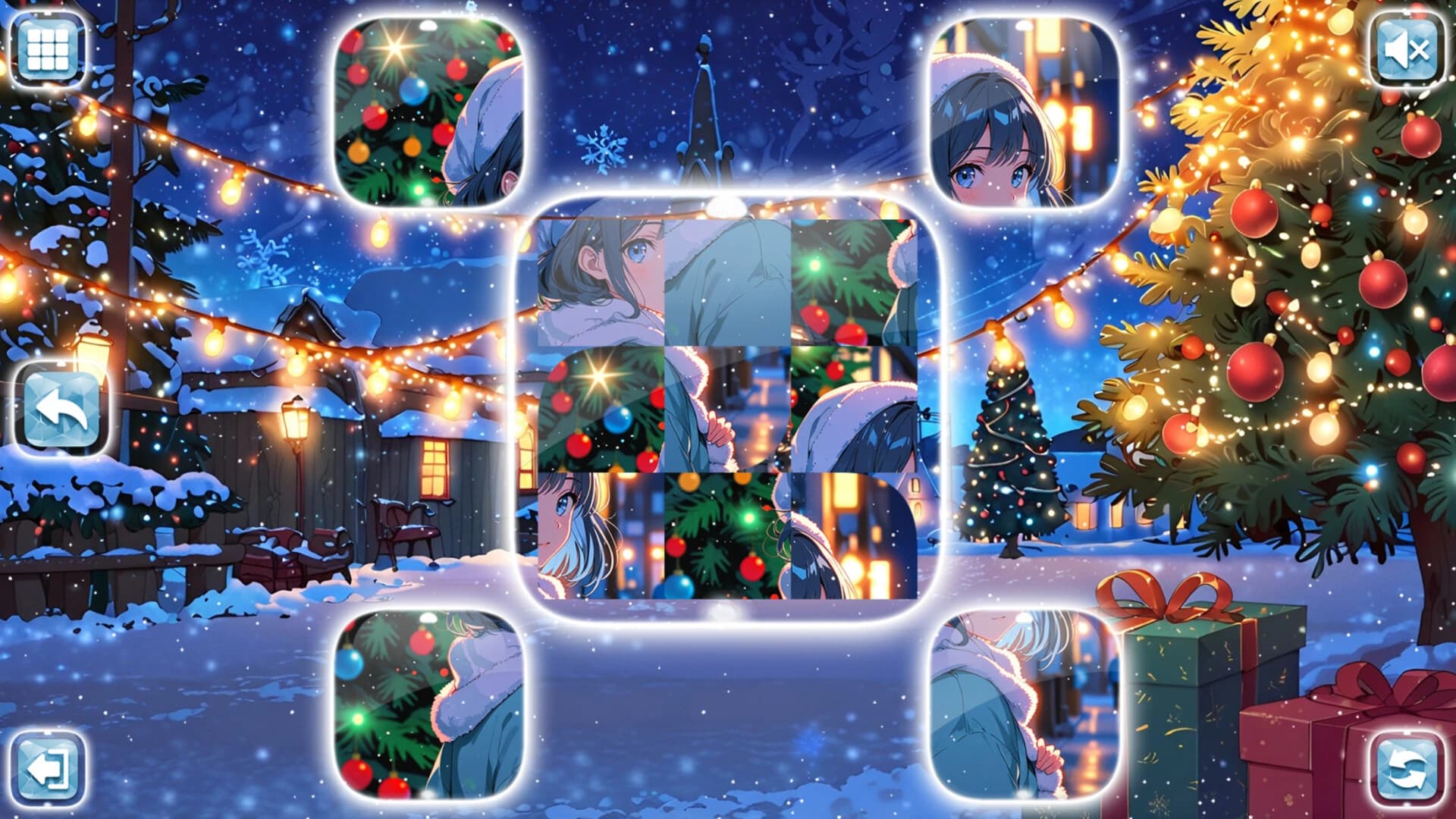 Lovely Anime Puzzle: Christmas screenshot 1