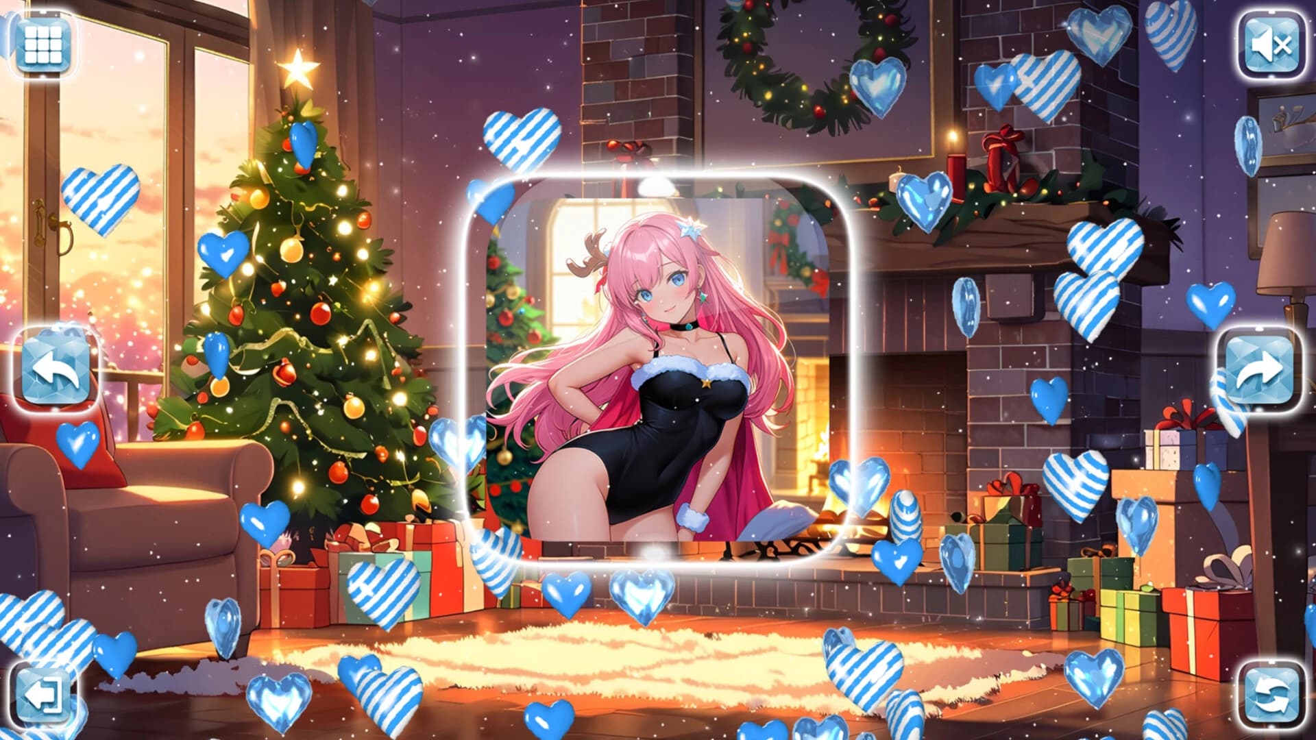 Lovely Anime Puzzle: Christmas screenshot 8