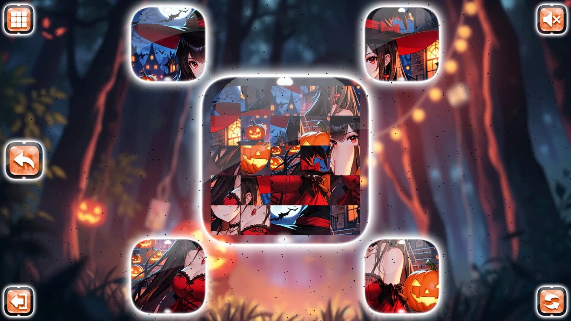 Lovely Anime Puzzle: Halloween screenshot 5