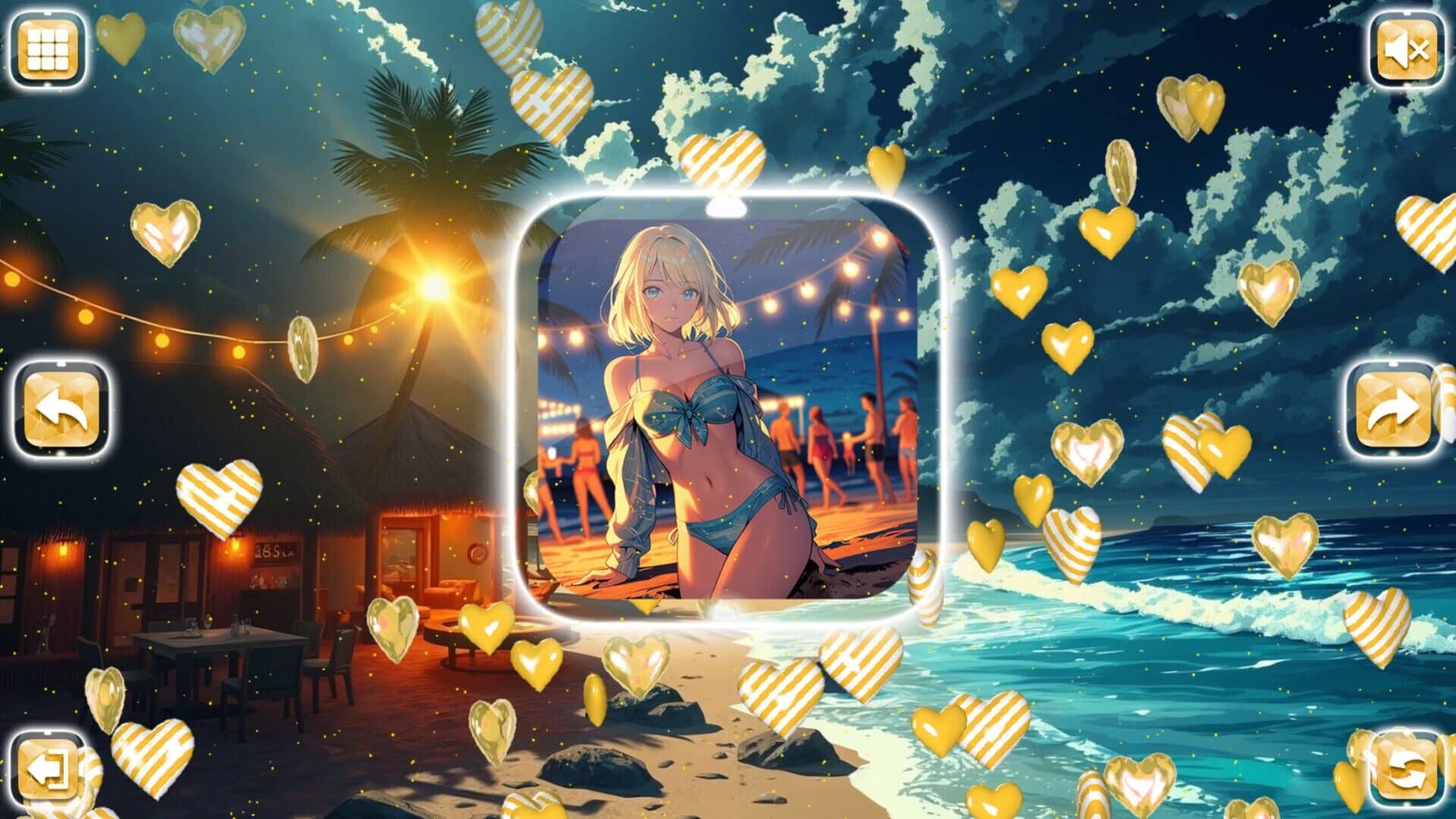 Lovely Anime Puzzle: Summer screenshot 5