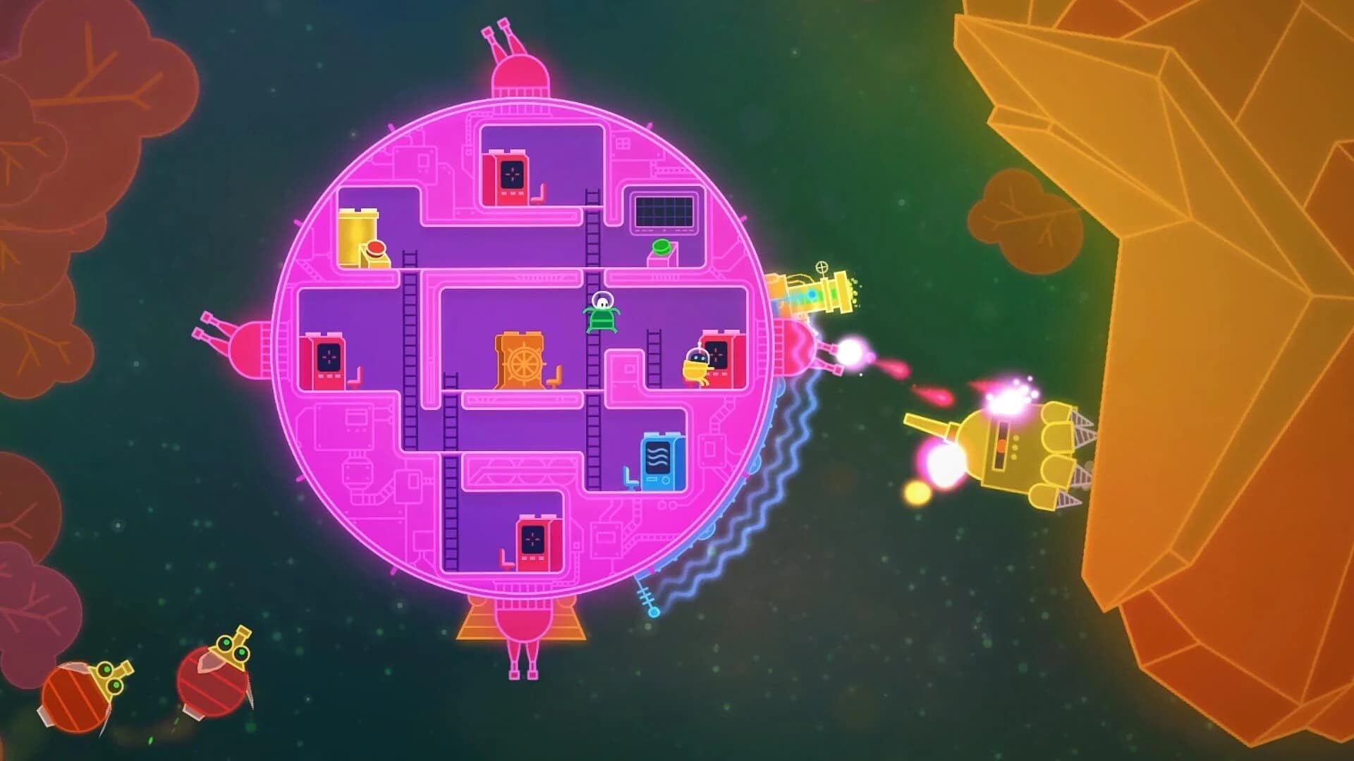 Lovers in a Dangerous Spacetime screenshot 3