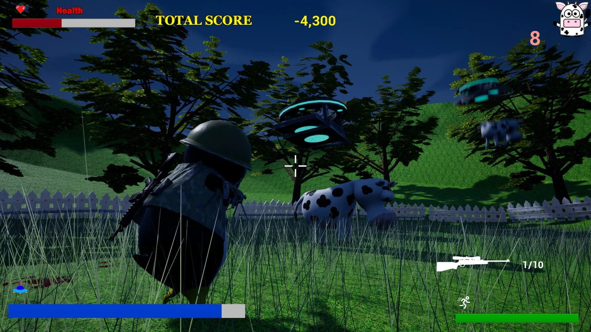 Lucky VS Aliens screenshot 1