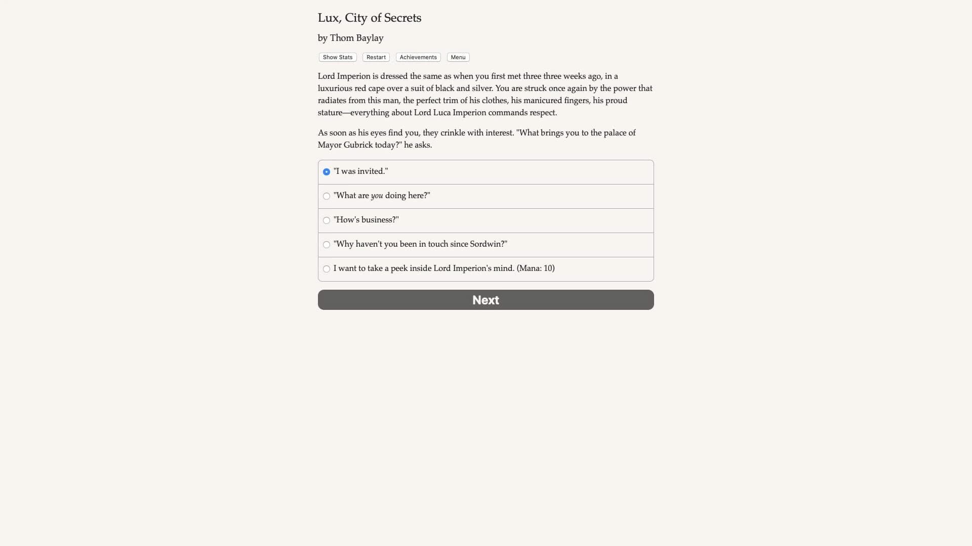 Lux, City of Secrets screenshot 2