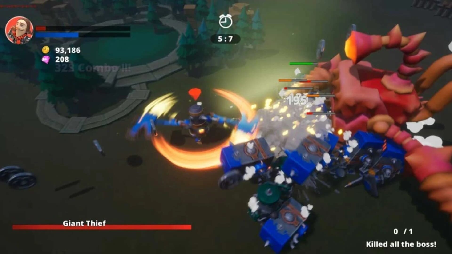 Machi Knights: Blood Bagos screenshot 2