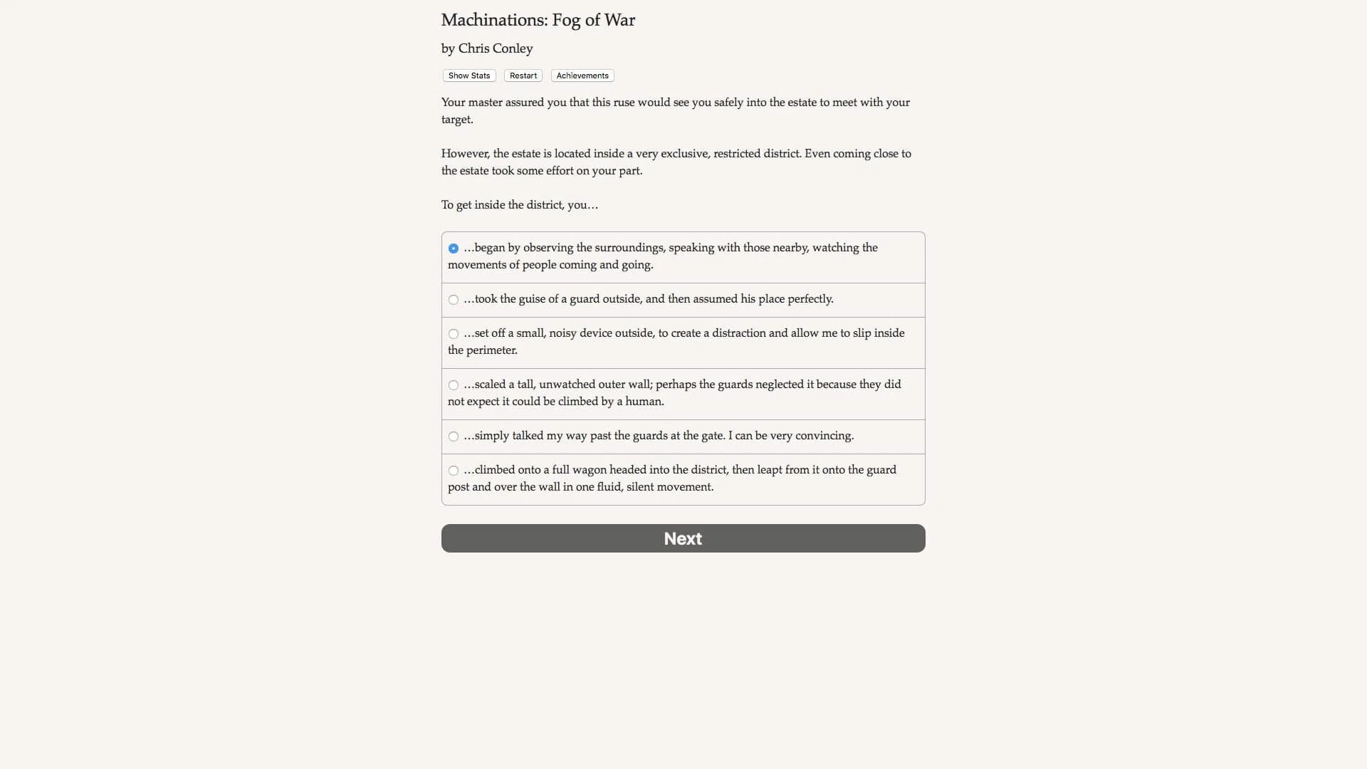 Machinations: Fog of War screenshot 4
