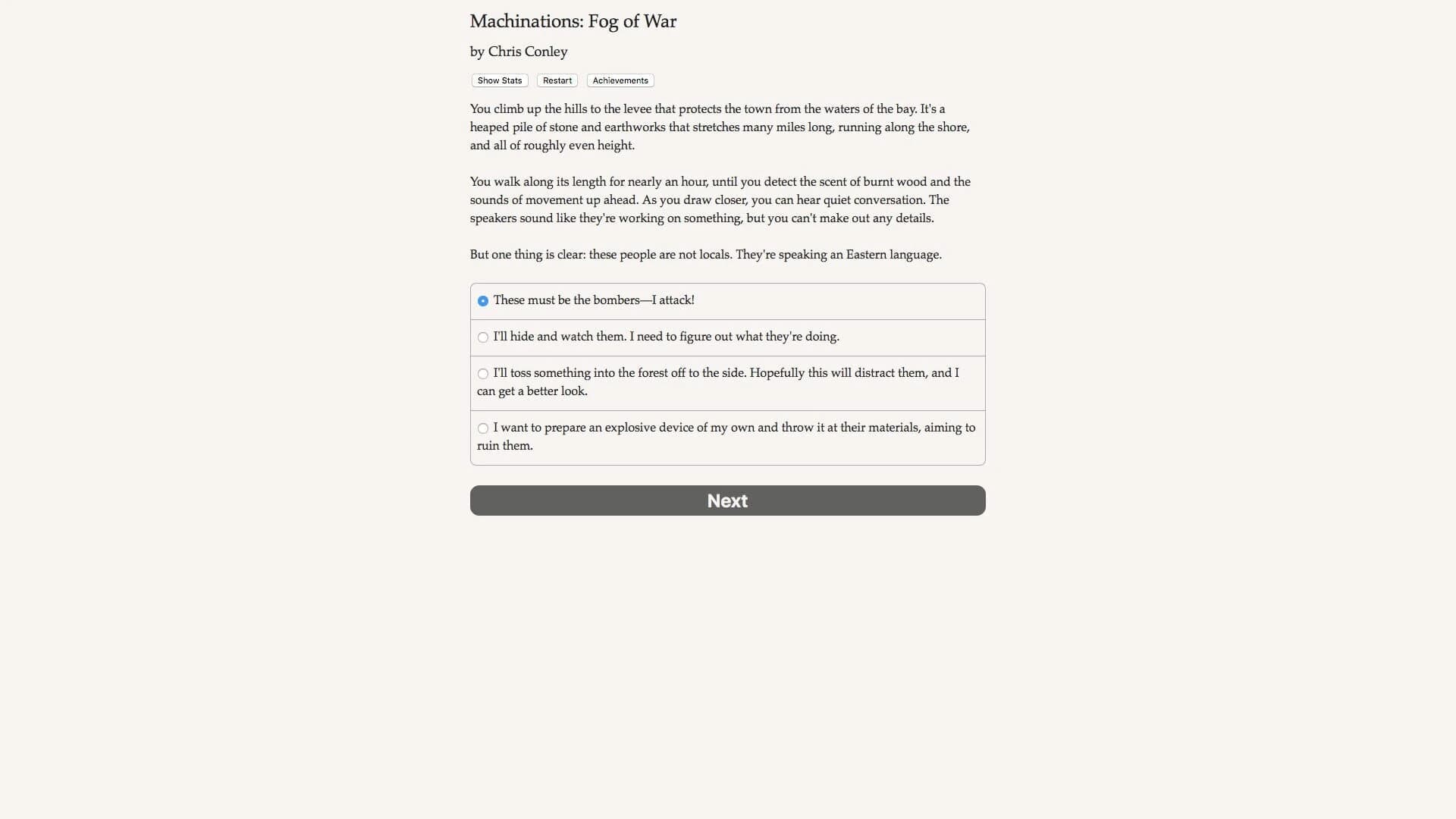 Machinations: Fog of War screenshot 3