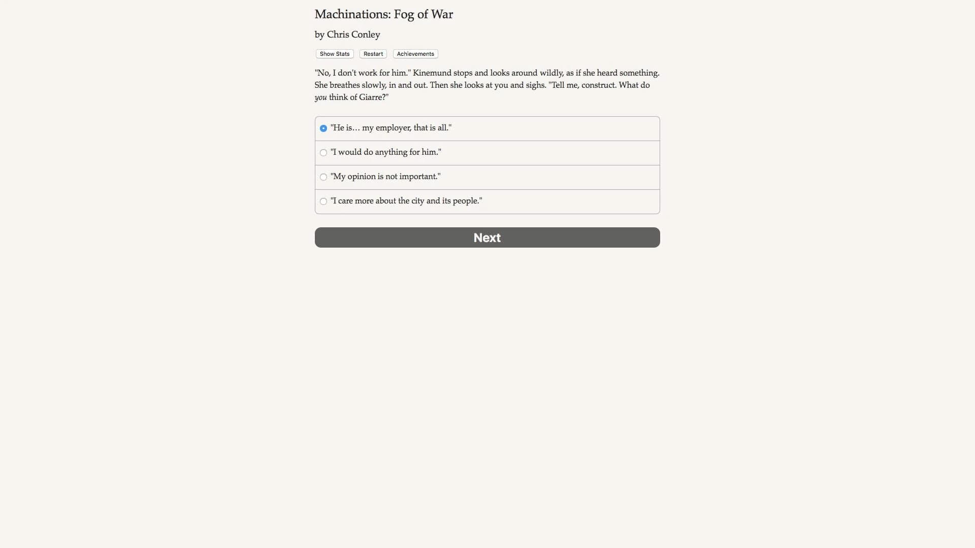 Machinations: Fog of War screenshot 2