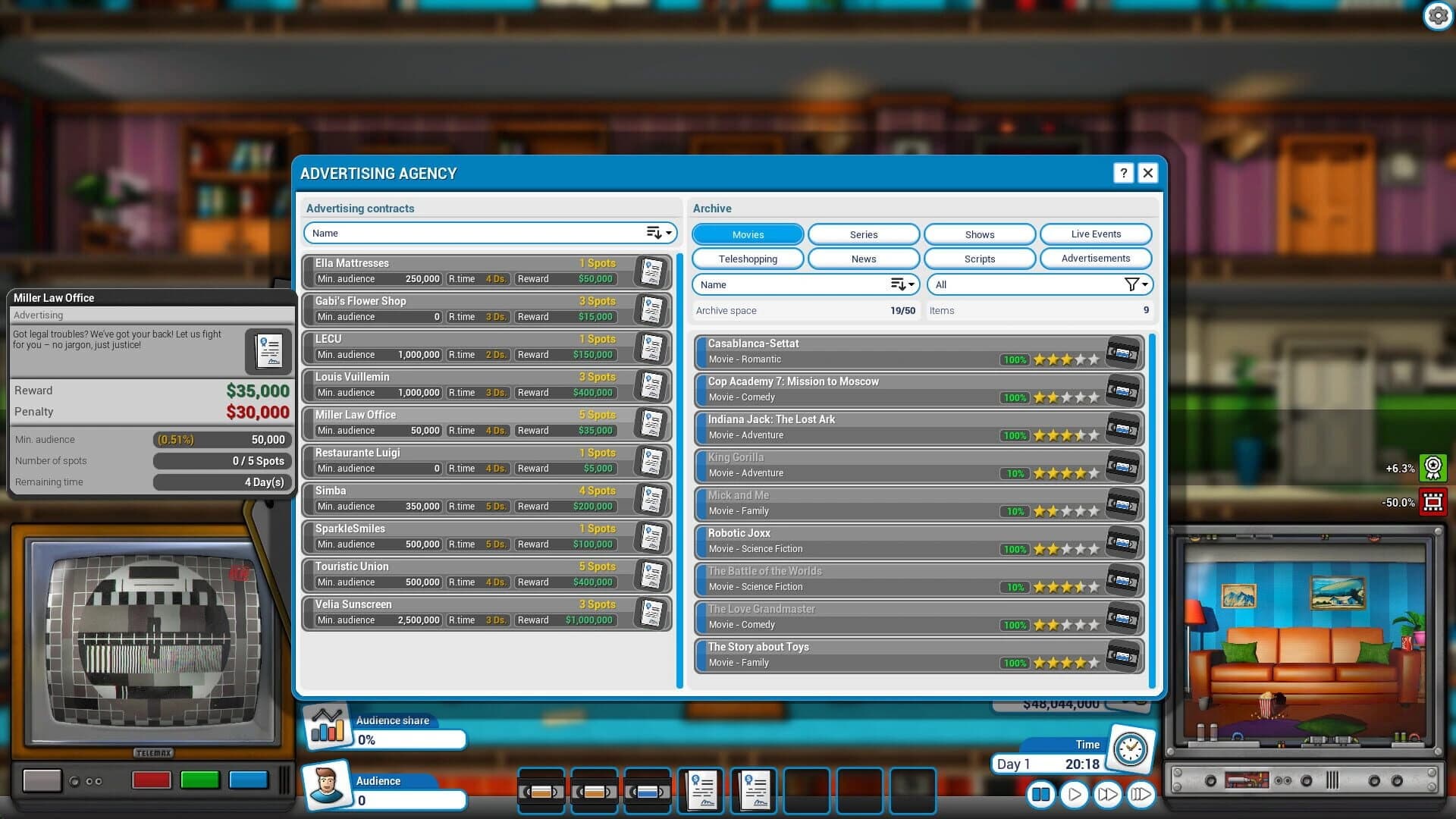 Mad Television Tycoon screenshot 5