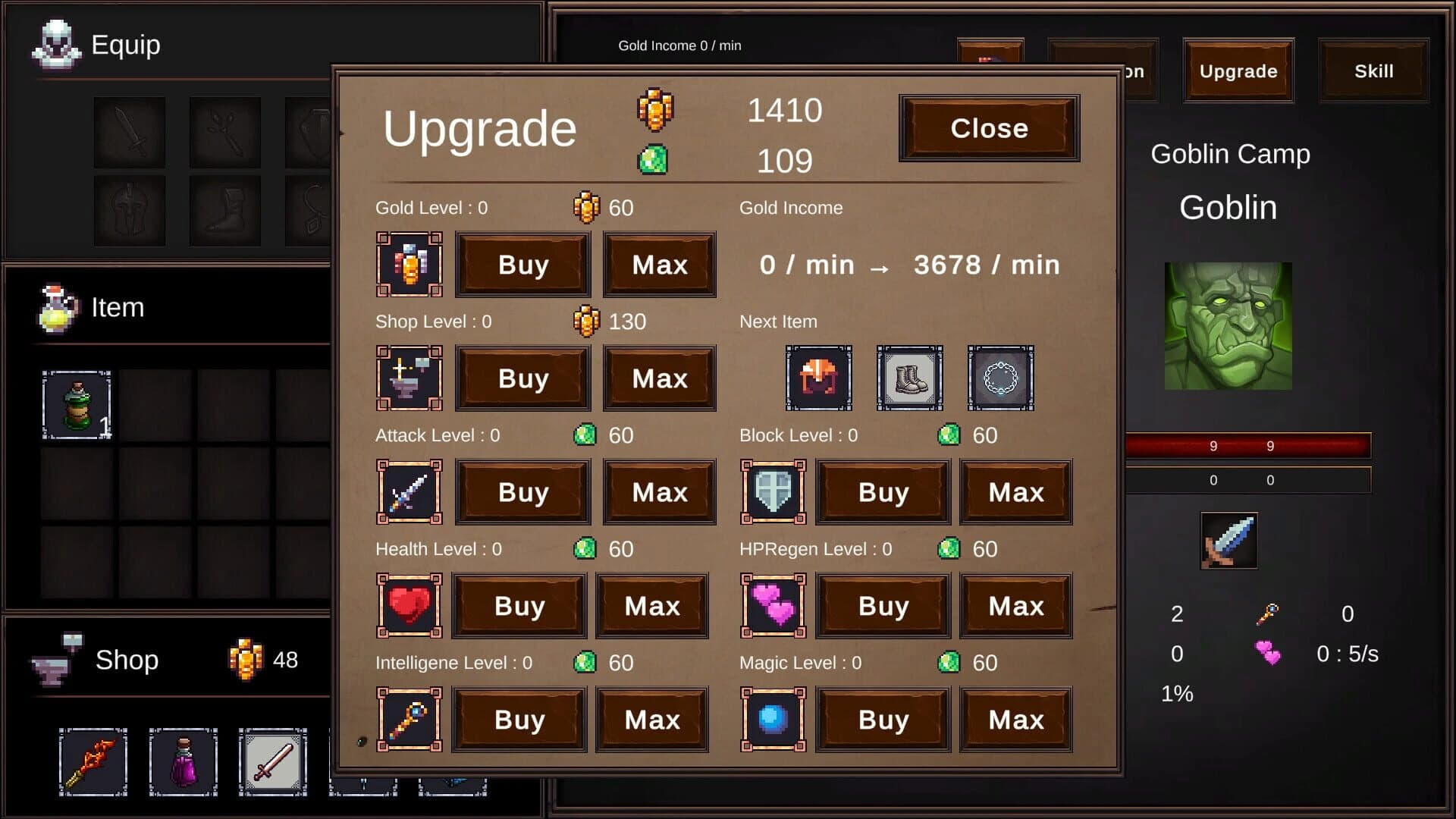 Magic Hero Incremental screenshot 1