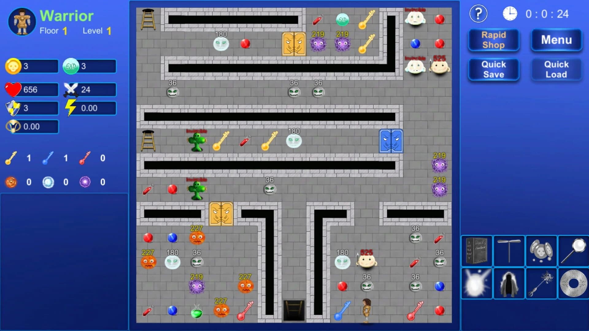 Magic Tower: Destroy the Wormhole screenshot 5