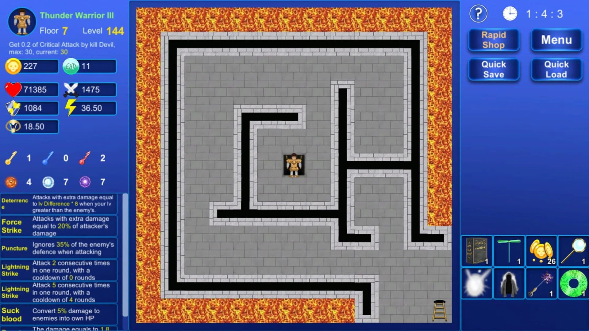 Magic Tower: Destroy the Wormhole screenshot 3