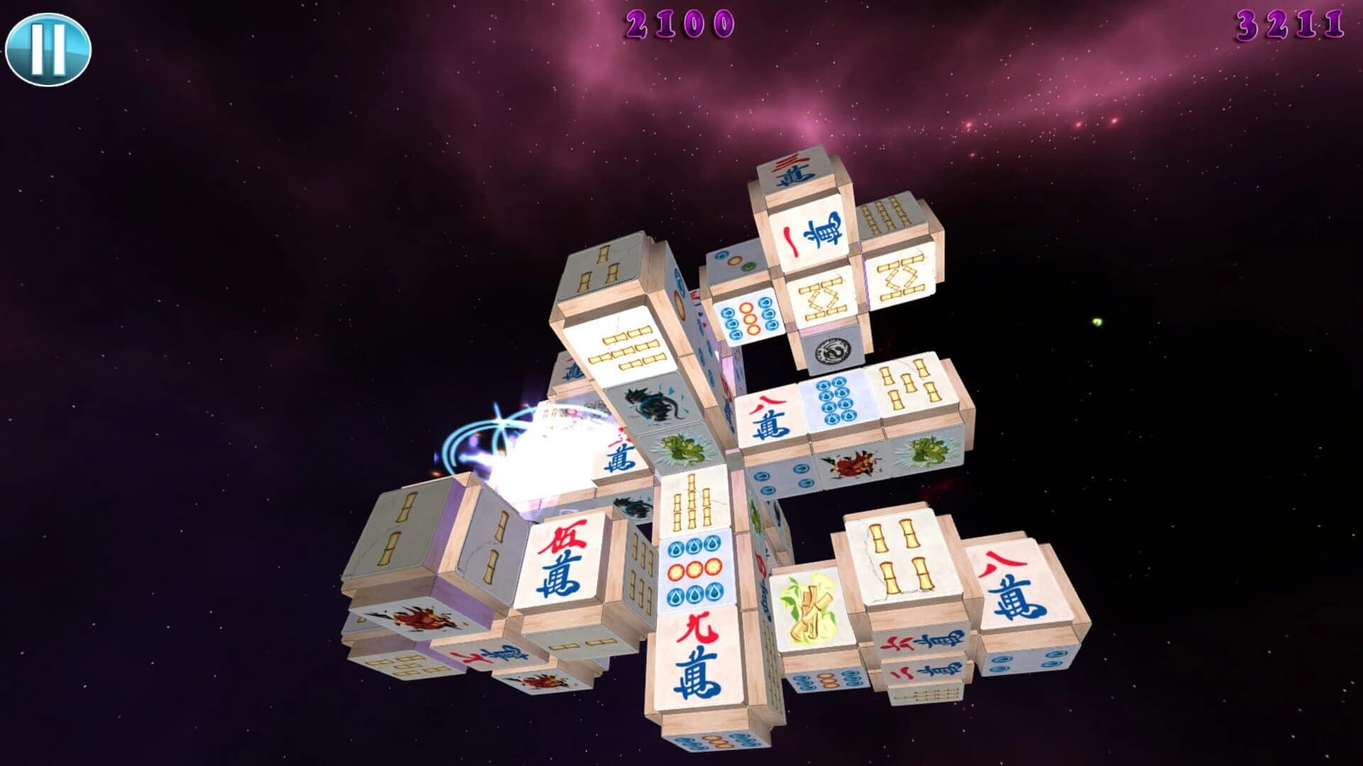 Mahjong Deluxe 2: Astral Planes screenshot 2