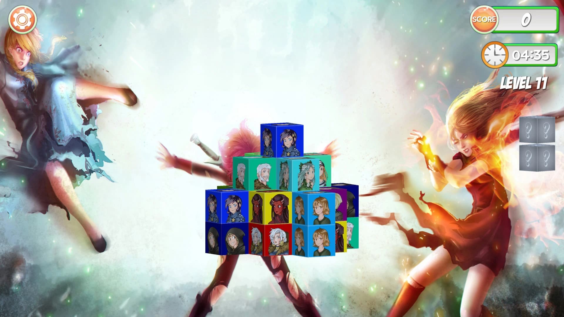 Mahjong Dimensions 3D: Fantasy Anime screenshot 3