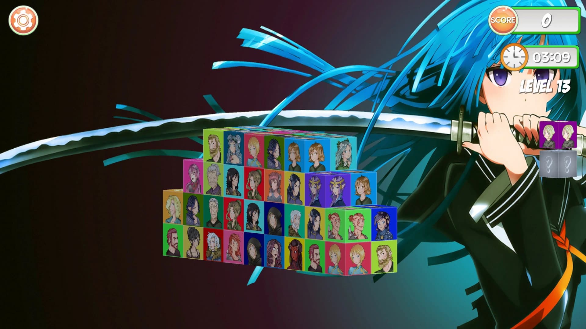 Mahjong Dimensions 3D: Fantasy Anime screenshot 5