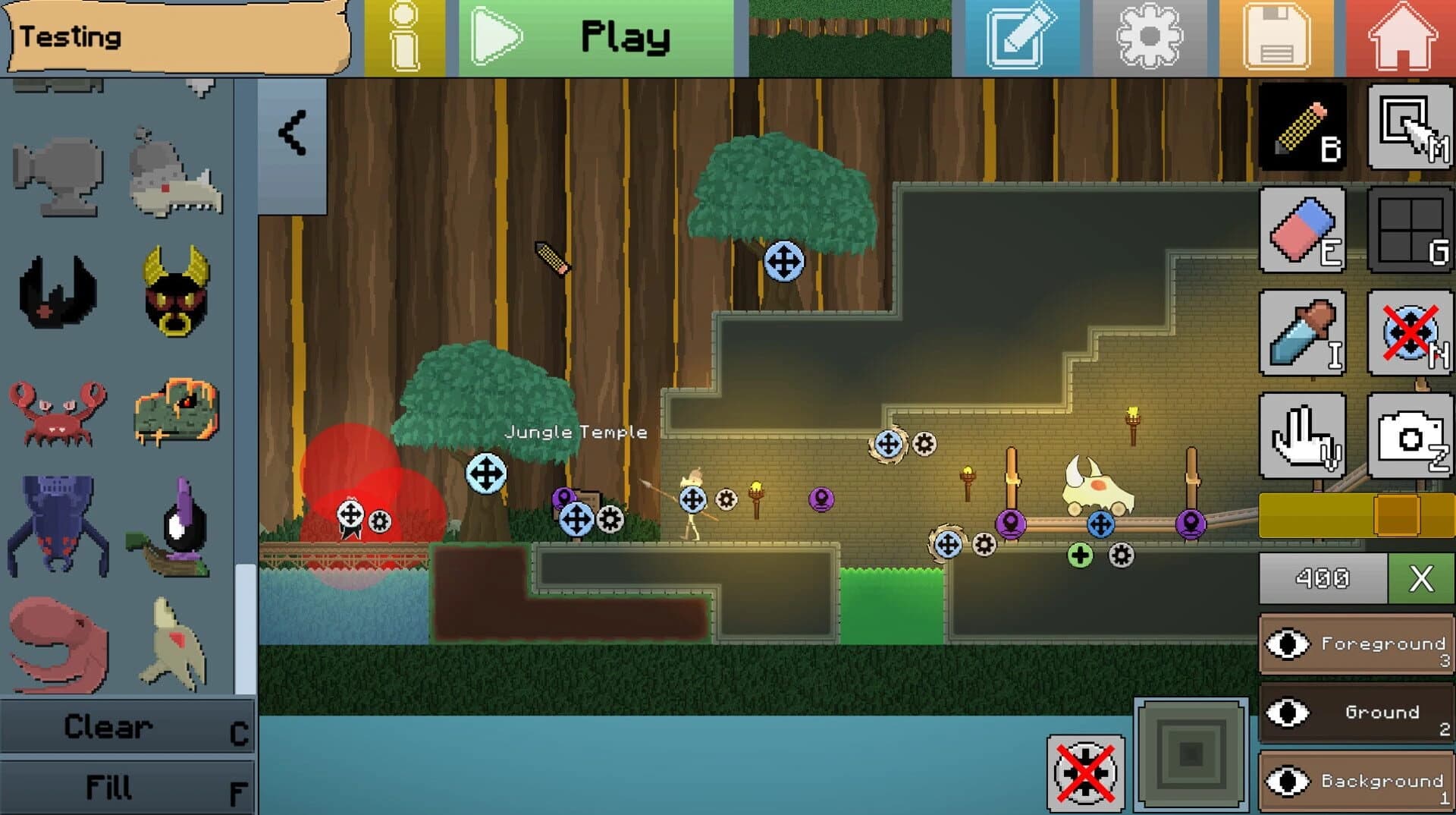 Makis Adventure: Level Editor screenshot 1