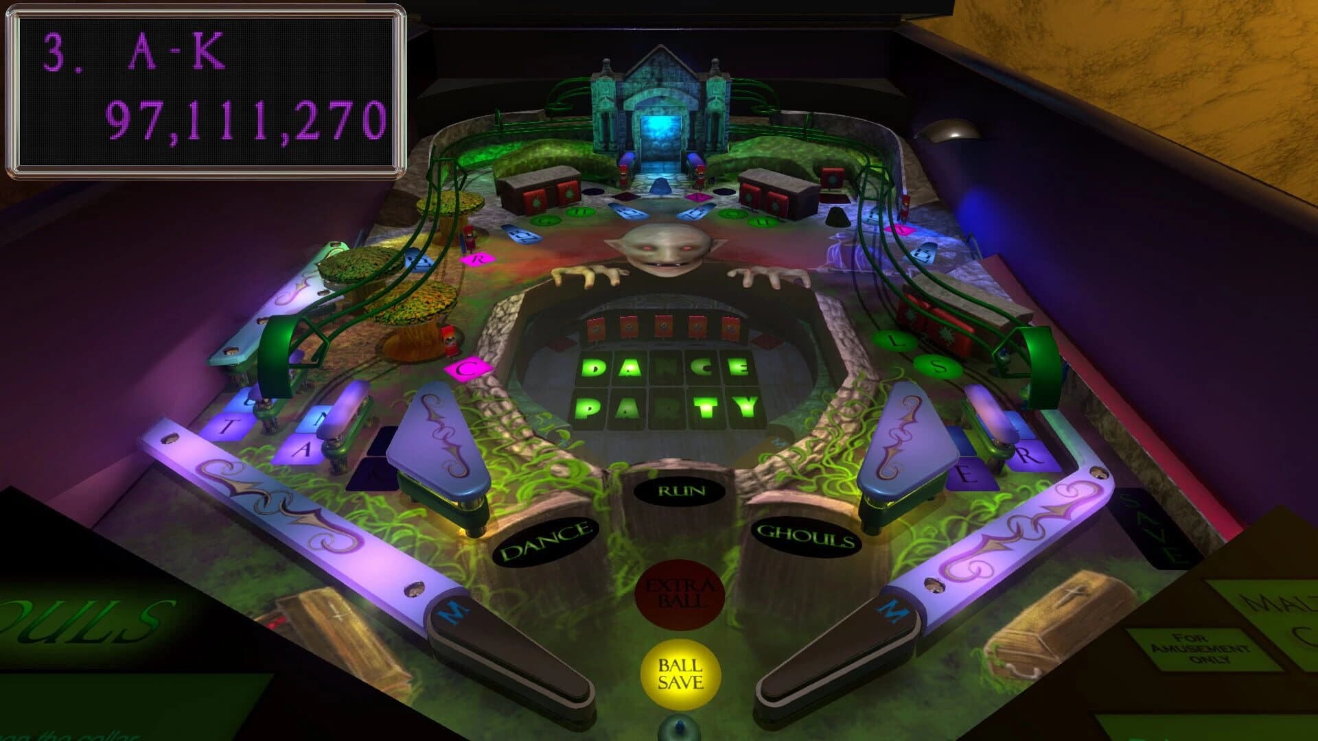Malzbie's Pinball Collection: Ghouls screenshot 4