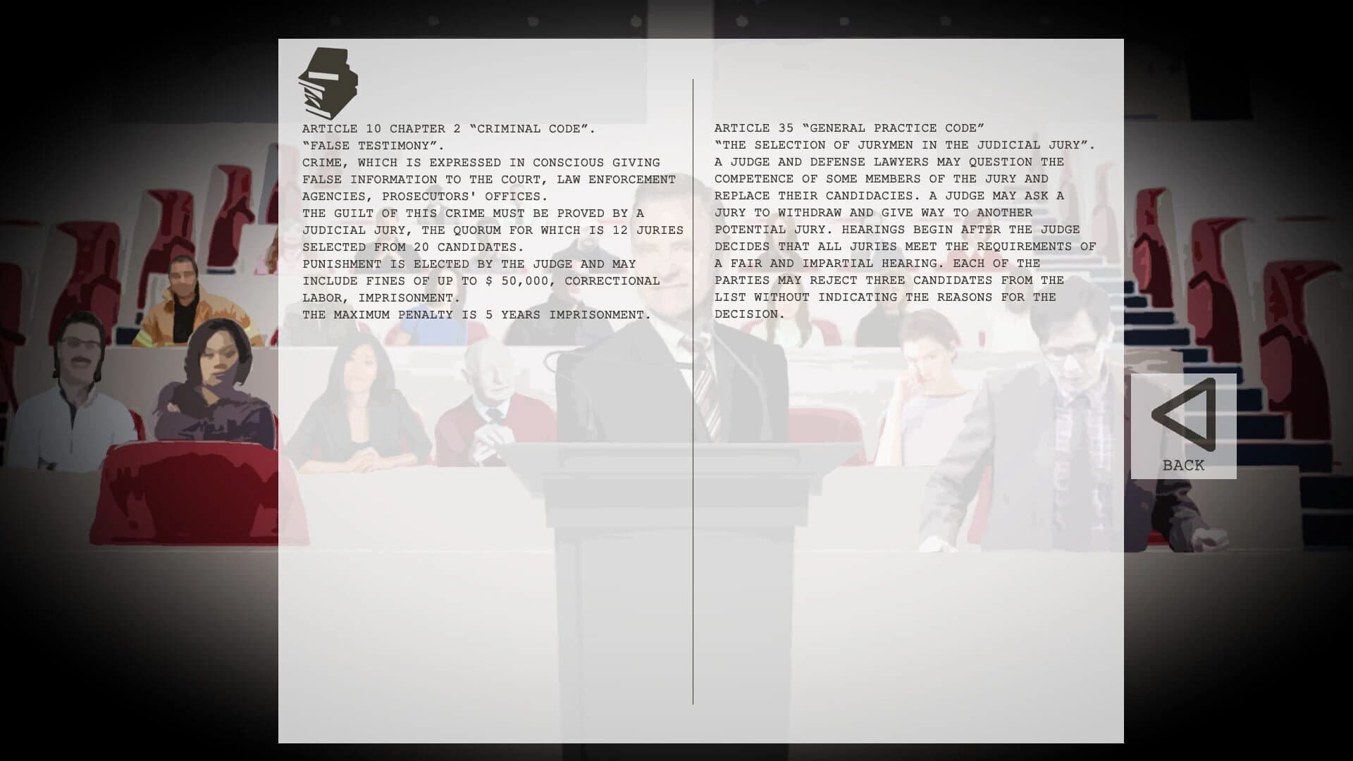 Man of Law | Judge simulator screenshot 5