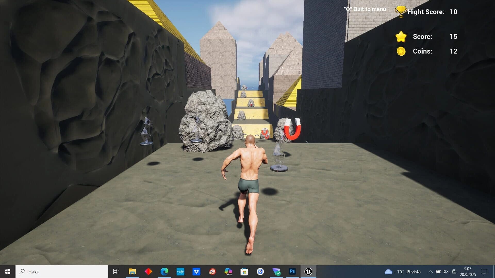 Man Without Clothes Runner screenshot 4