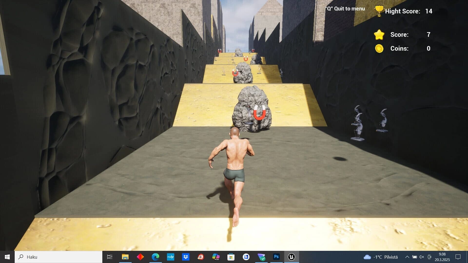 Man Without Clothes Runner screenshot 5