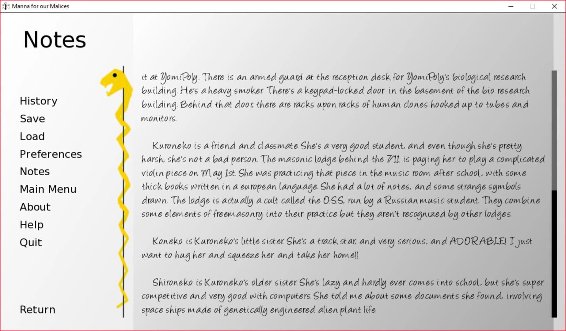 Manna for our Malices screenshot 3