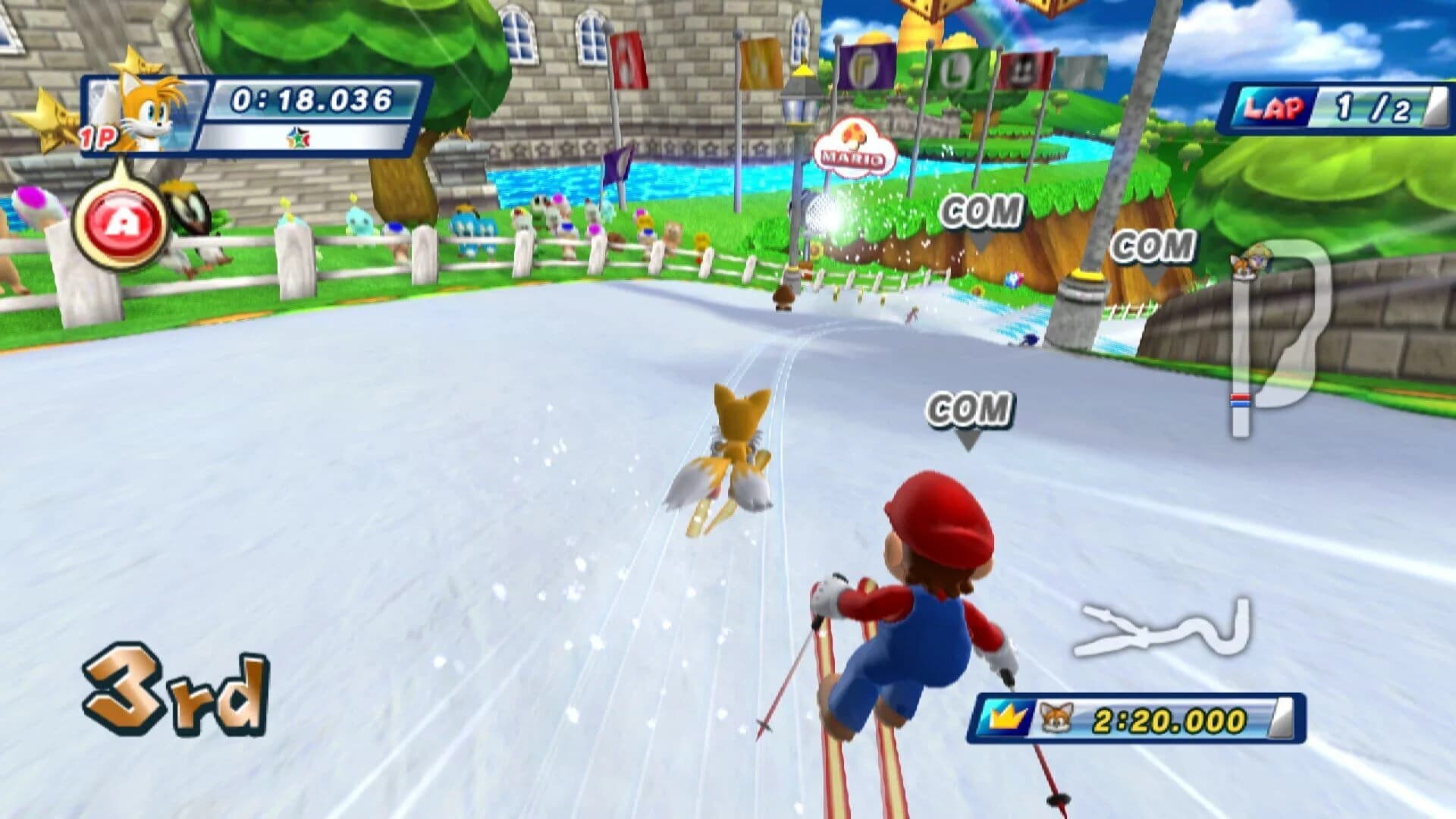 Mario & Sonic at the Olympic Winter Games screenshot 2