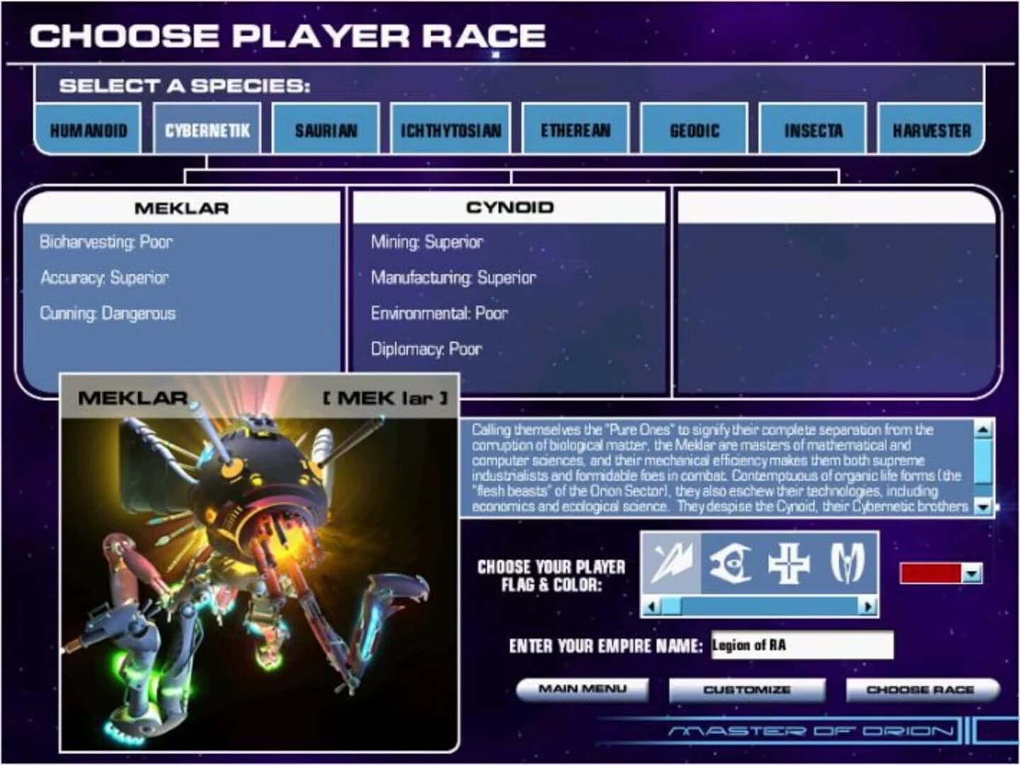 Master of Orion III screenshot 4