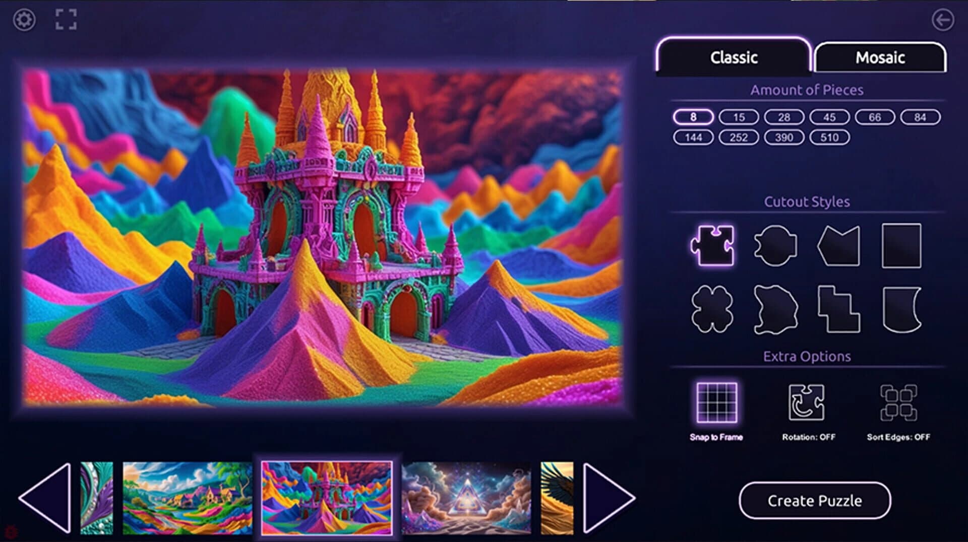 Master of Pieces Jigsaw Puzzle: Sand Art screenshot 4